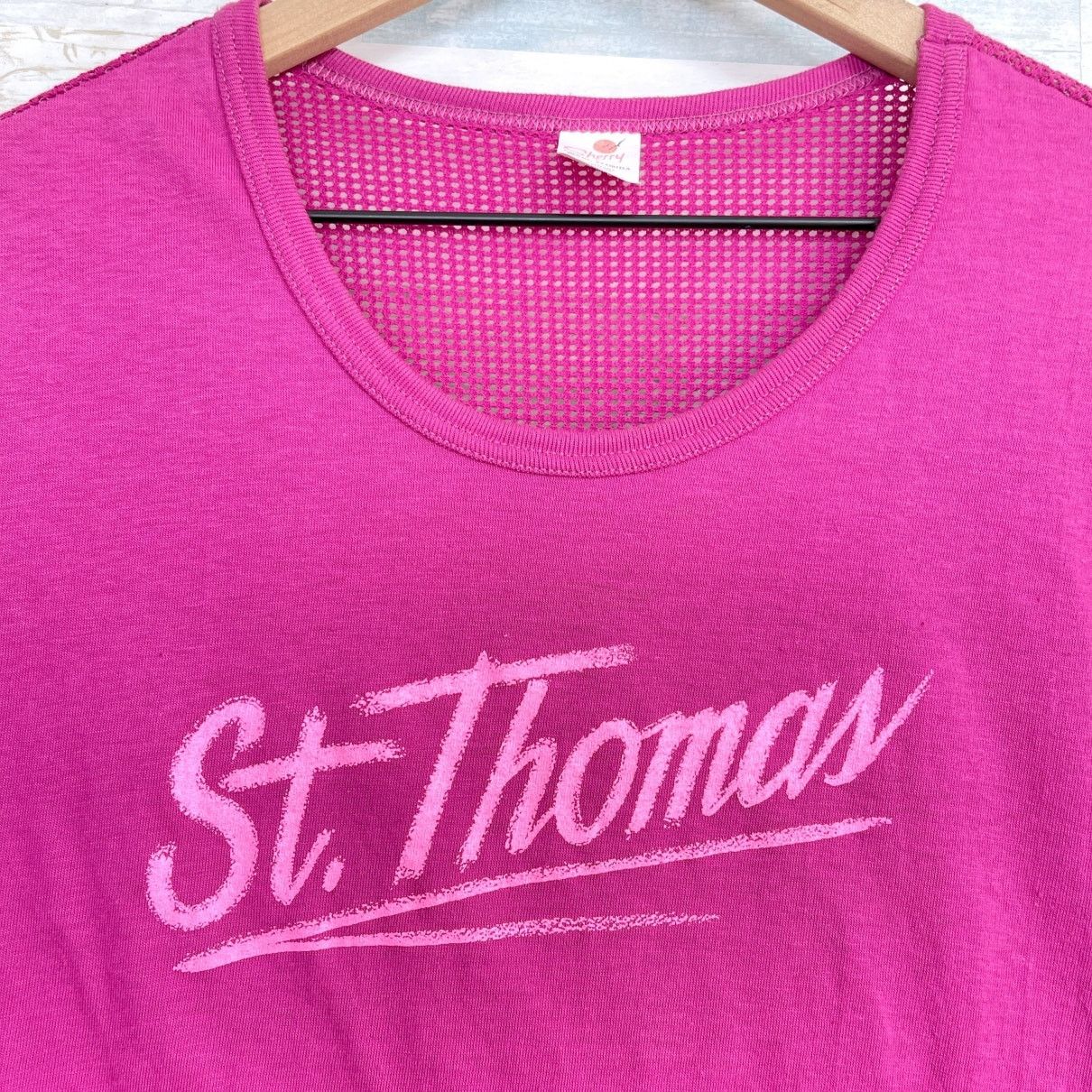 Other St Thomas Virgin Islands Mesh Tank Top Purple Womens Large Size L / US 10 / IT 46 - 2 Thumbnail