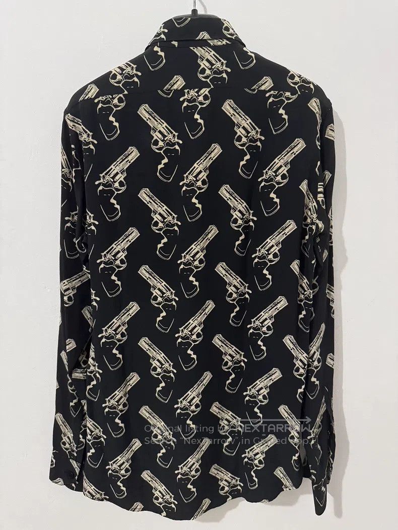 Saint Laurent Paris Saint Laurent Paris size 37 Mulberry Silk Black and White Size US S / EU 44-46 / 1 - 2 Thumbnail