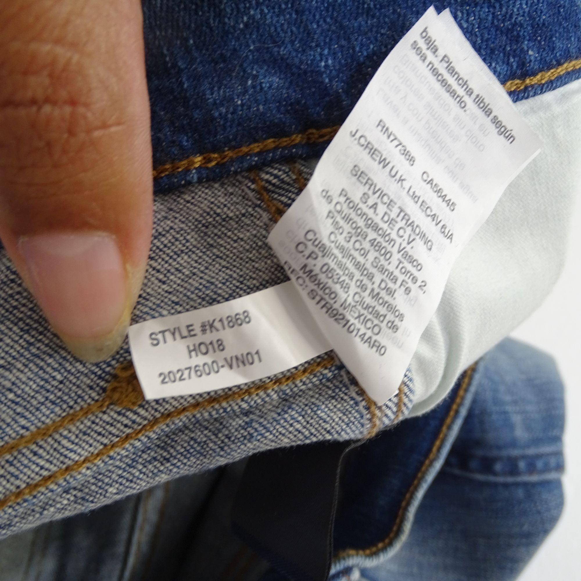 Madewell Madewell High Rise Skinny Jeans Women Size 26 Ripped Size 26" / US 2 / IT 38 - 10 Thumbnail