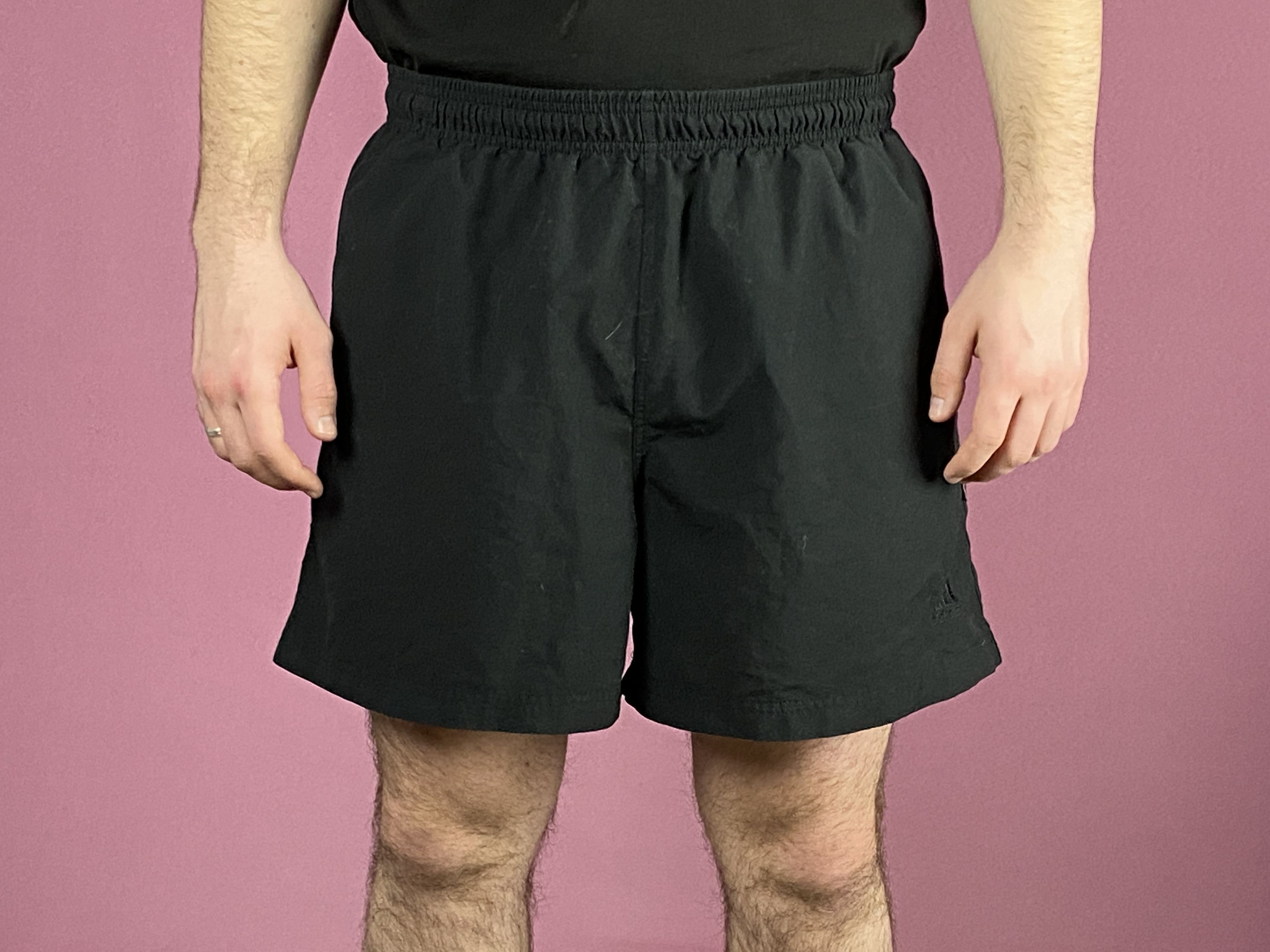 Adidas × Vintage 90s Adidas Vintage Men's Track Shorts - Size Gb 36 F 46 Size US 30 / EU 46 - 1 Thumbnail