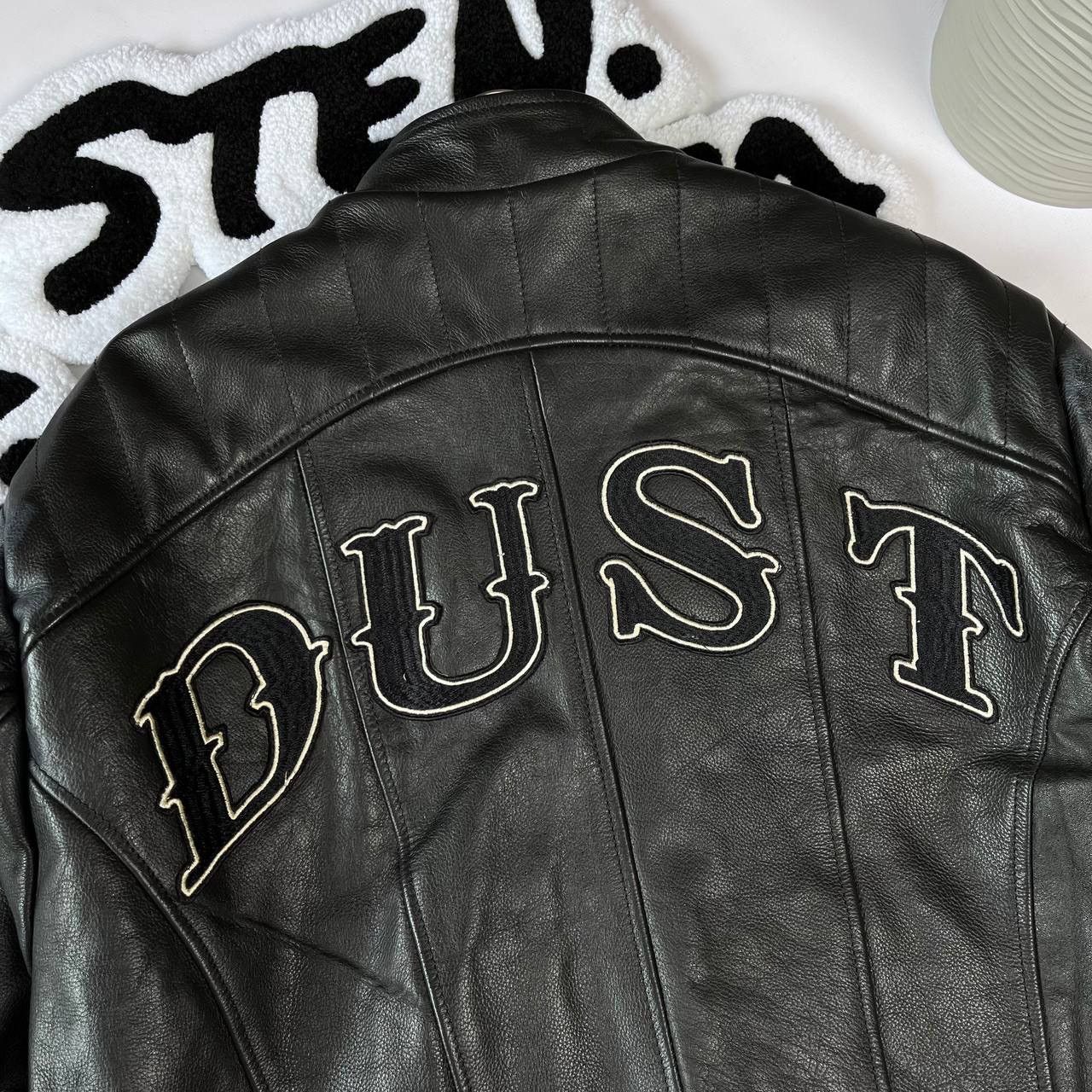 Vintage Unique Motorcycle Racing Switzerland Leather Jacket Big Logo Size US M / EU 48-50 / 2 - 5 Thumbnail