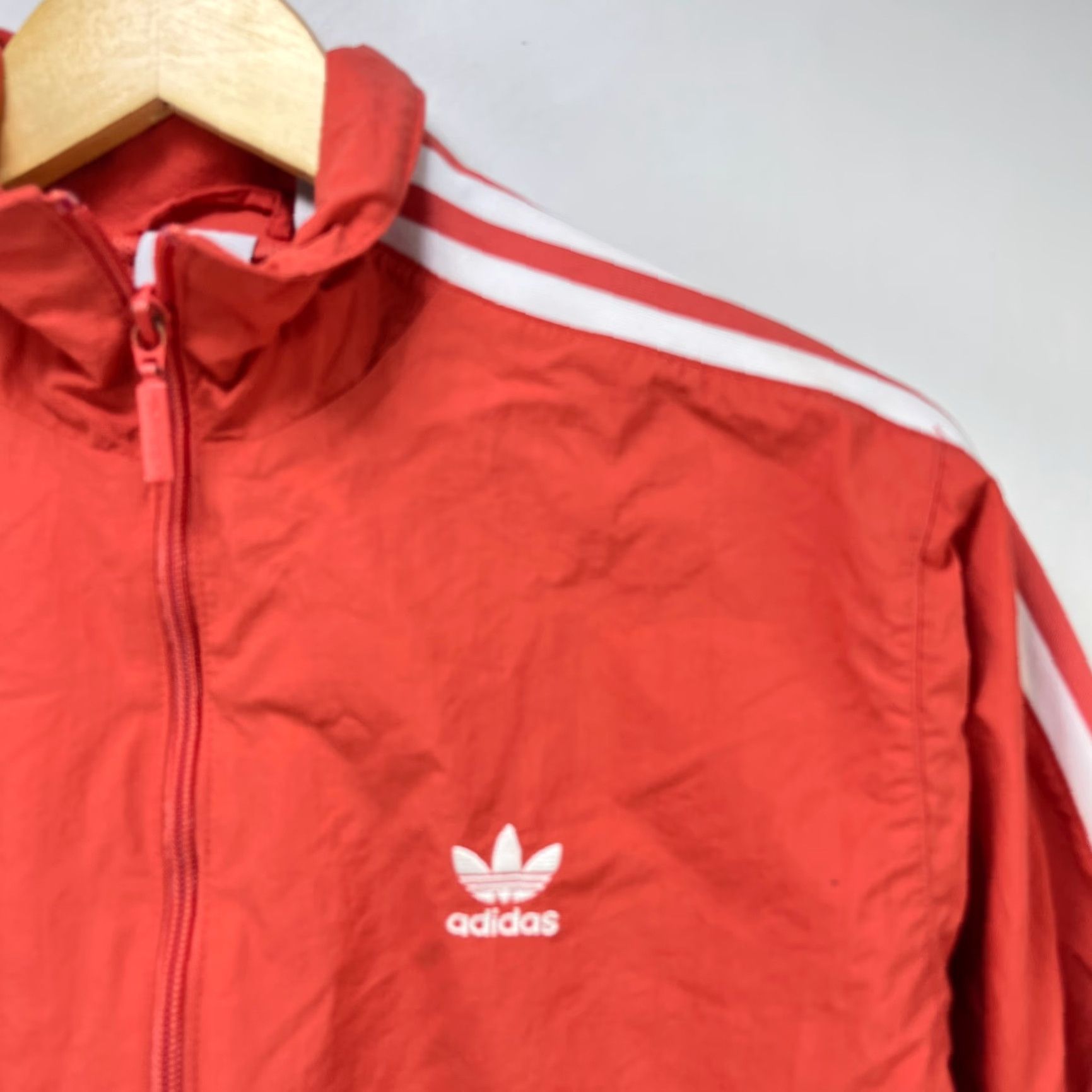 Adidas Adidas Windbreaker Jacket Womens Small Pink Zip-Up Trefoil Size S / US 4 / IT 40 - 3 Thumbnail