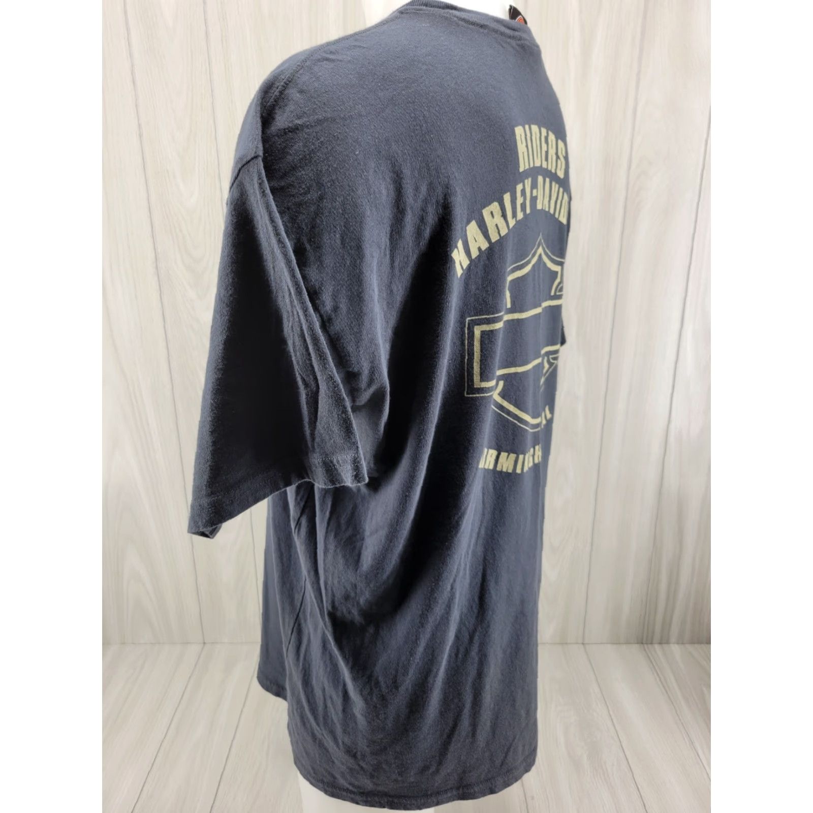 Harley Davidson VINTAGE Harley-Davidson Birmingham Alabama Riders Shirt XL Gray MEN T-Shirt Short Sleeve Crew Neck Size US XL / EU 56 / 4 - 6 Thumbnail