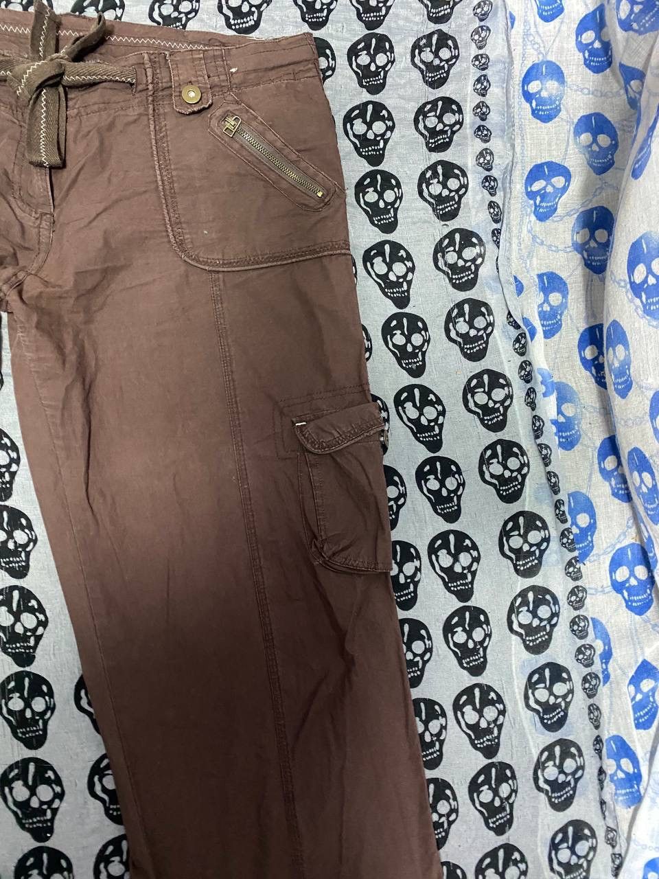 Hysteric Glamour × Japanese Brand Vintage Cargo Distressed Jeans Y2K Patchwork Pants Japanese Size US 32 / EU 48 - 2 Thumbnail