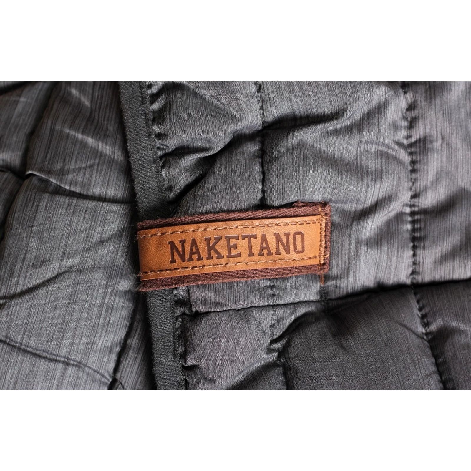 Vintage NAKETANO Jacket Women Size L Padded Quilted Drawstring MJ5227 Size L / US 10 / IT 46 - 5 Thumbnail