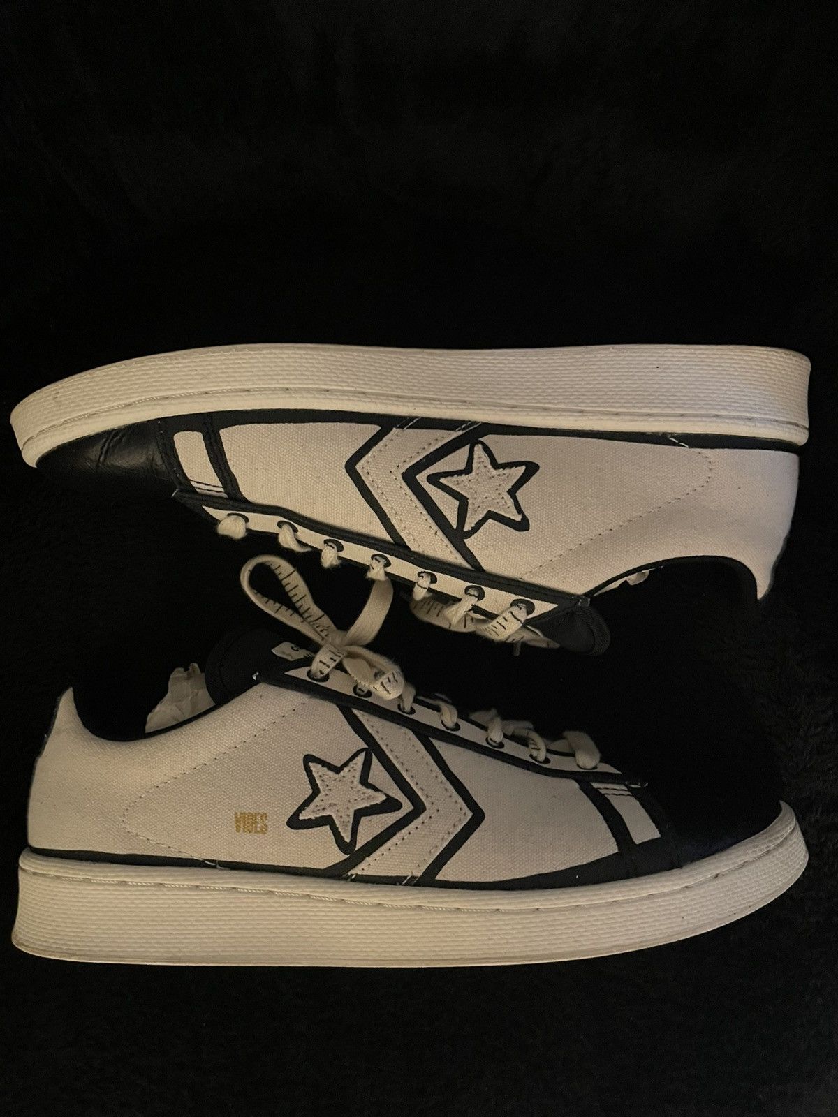 Converse × Joshua Vides Joshua Vides x Converse Pro Leather OX Size US 8.5 / EU 41-42 - 1 Thumbnail