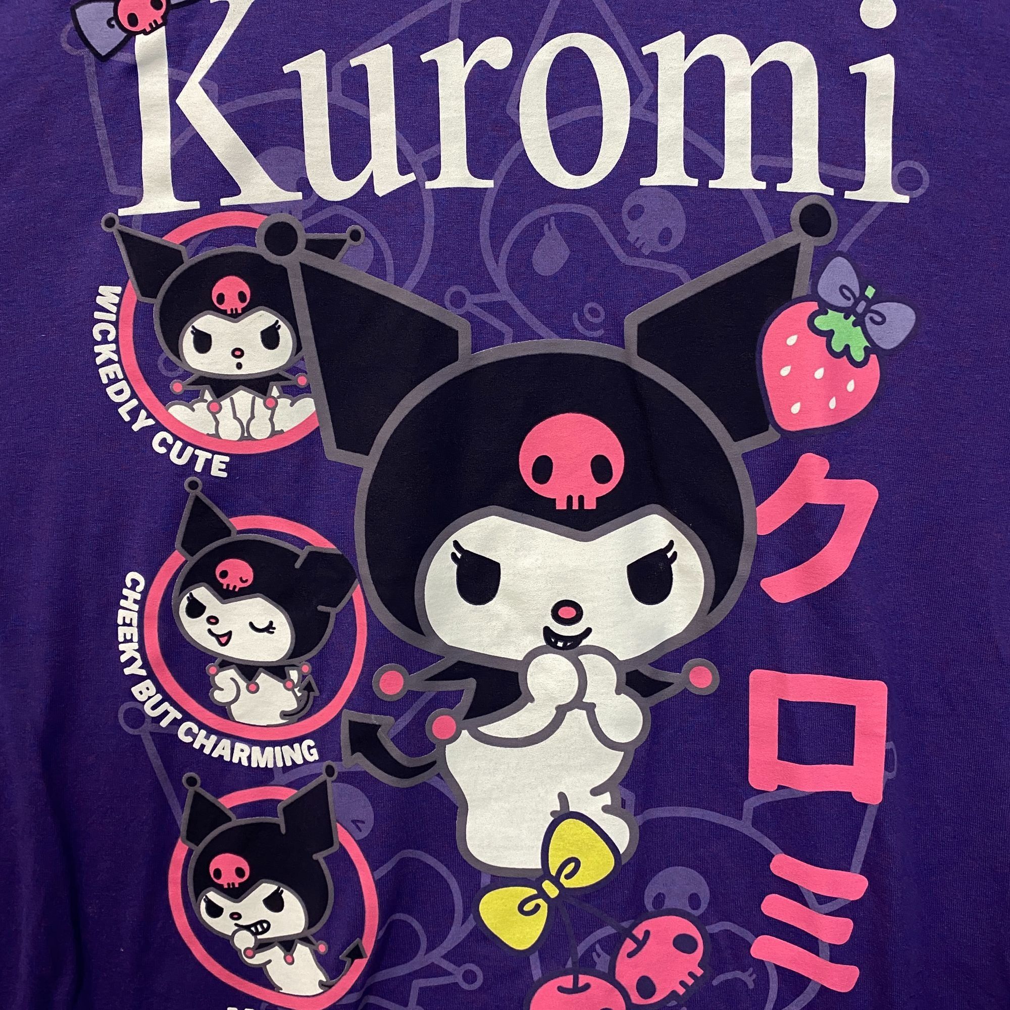 Disney Sanrio Kuromi Bioworld Cute Collage T-Shirt XL Size US XL / EU 56 / 4 - 2 Thumbnail
