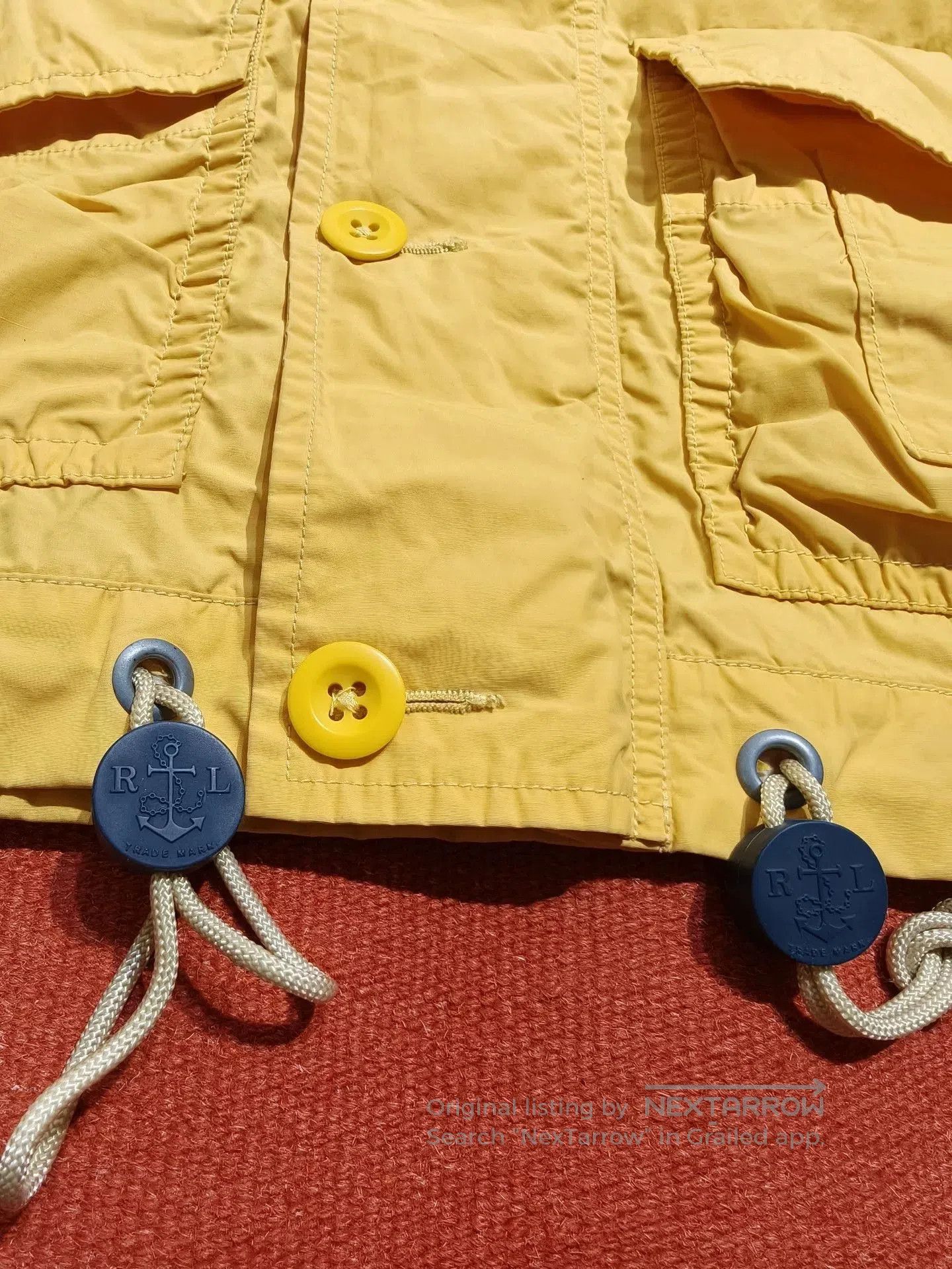 RRL Ralph Lauren Yellow Ralph Lauren Nautical Deck Jacket. Size US M / EU 48-50 / 2 - 3 Thumbnail
