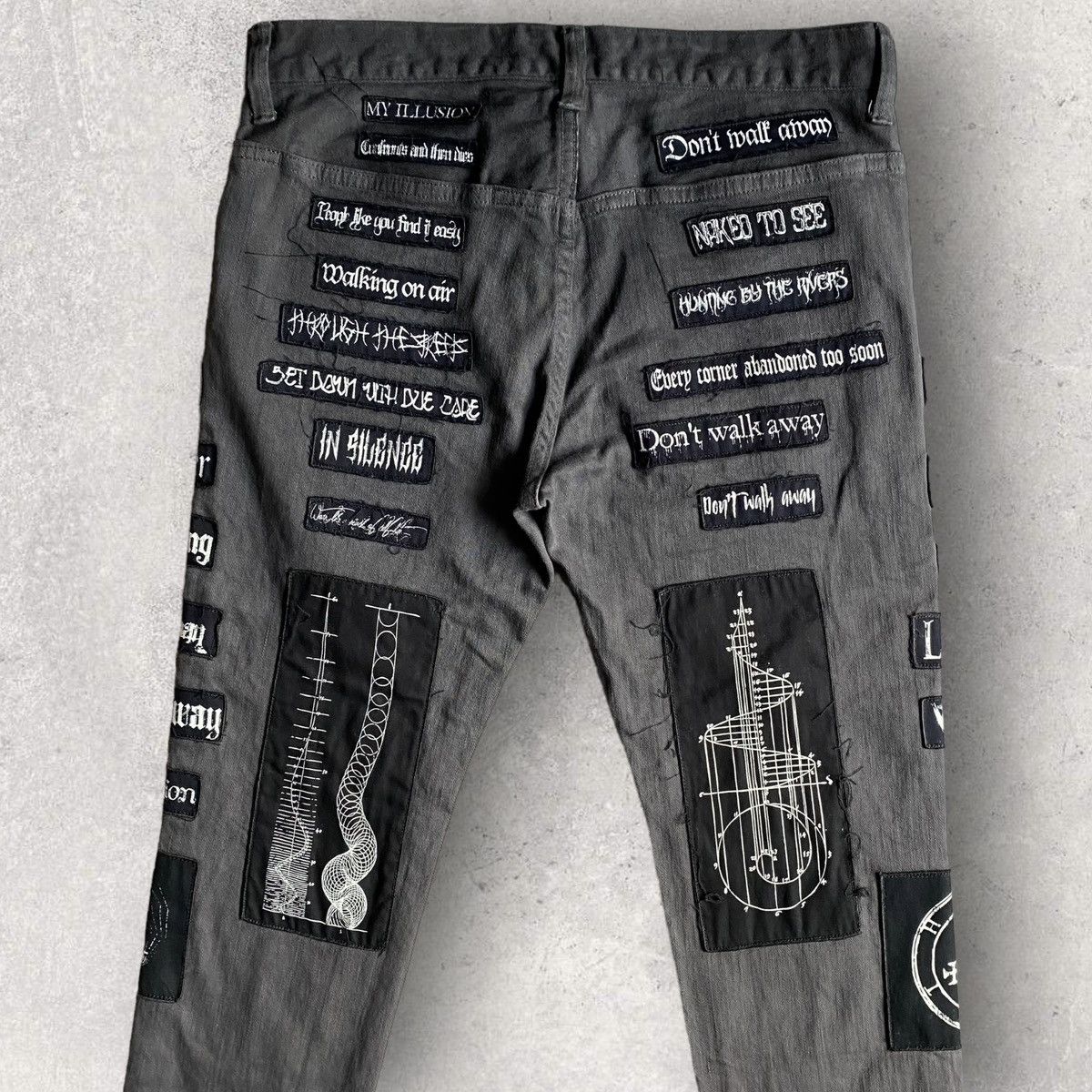 Undercover SS18 Joy Division Patch Skinny Jeans Size US 30 / EU 46 - 5 Thumbnail