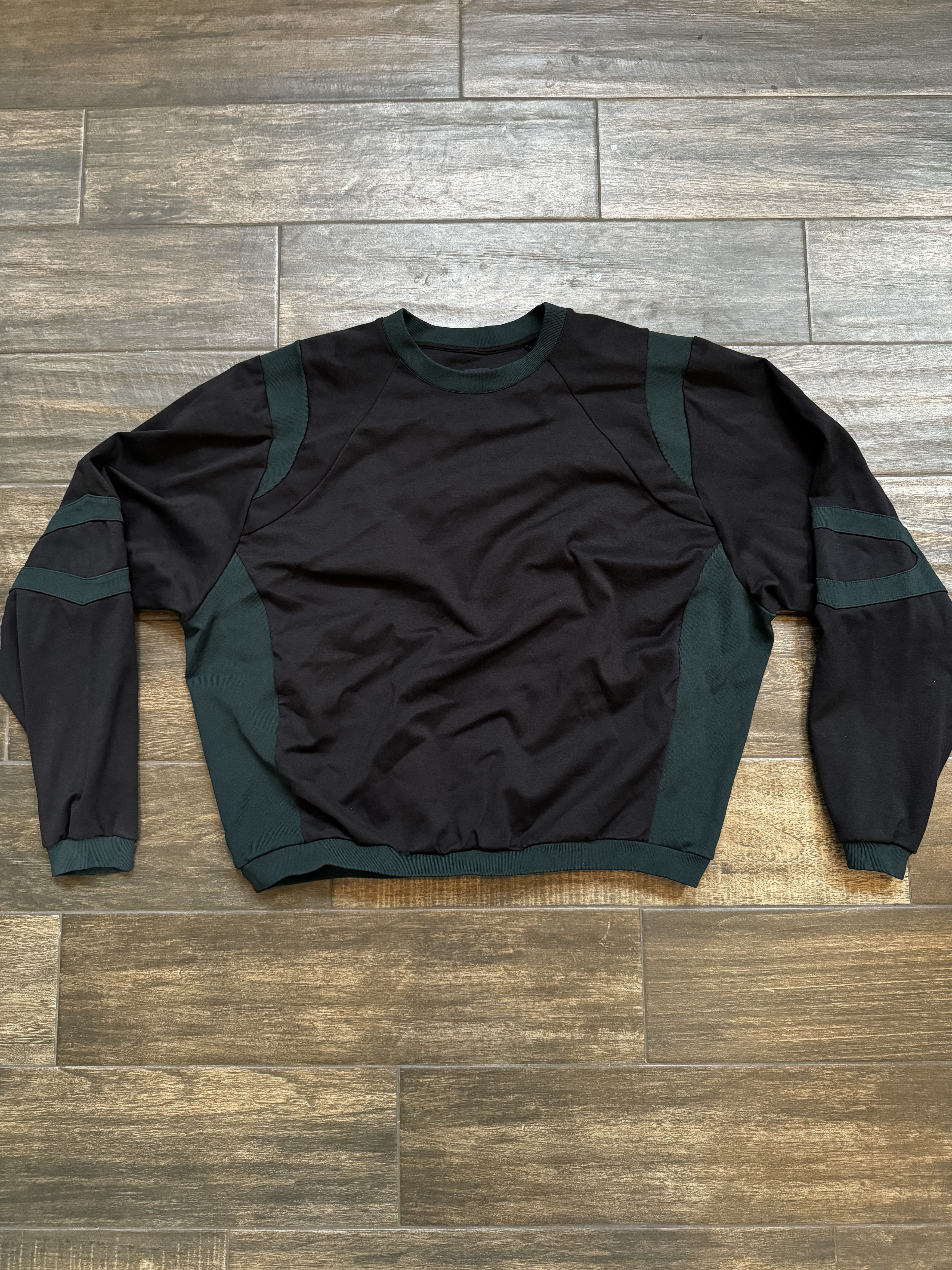 image of J L A L Jl Al Orbit Sweater Black Green, Men's (Size Large)