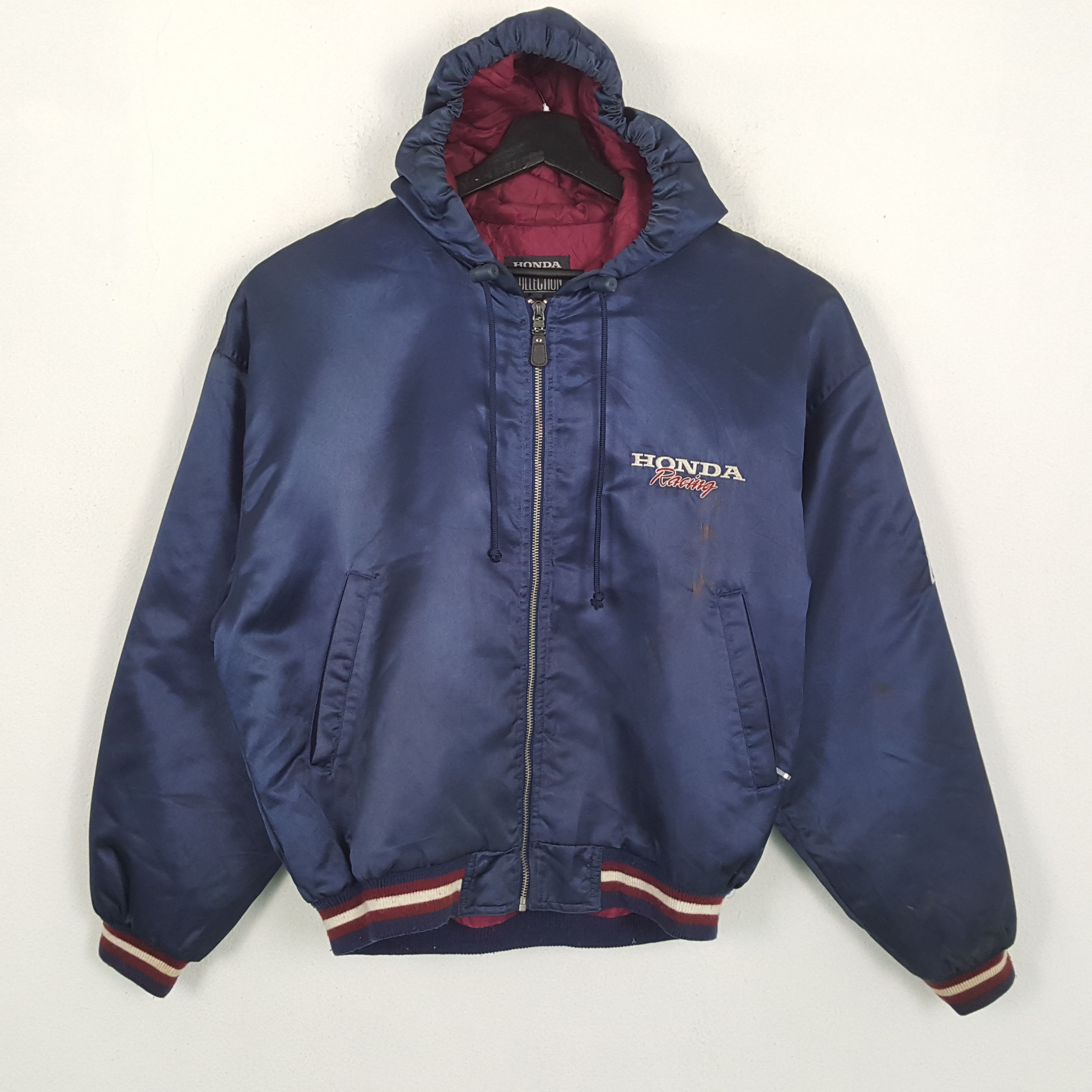Honda × Vintage HONDA RACING Japanese Motorsports Hoodies Jacket Size US XL / EU 56 / 4 - 3 Thumbnail