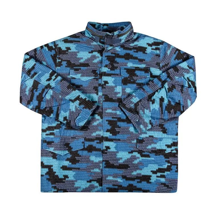 Supreme Supreme Box Logo Camo M-65 Jacket Blue Camouflage Size Large Size US L / EU 52-54 / 3 - 2 Thumbnail