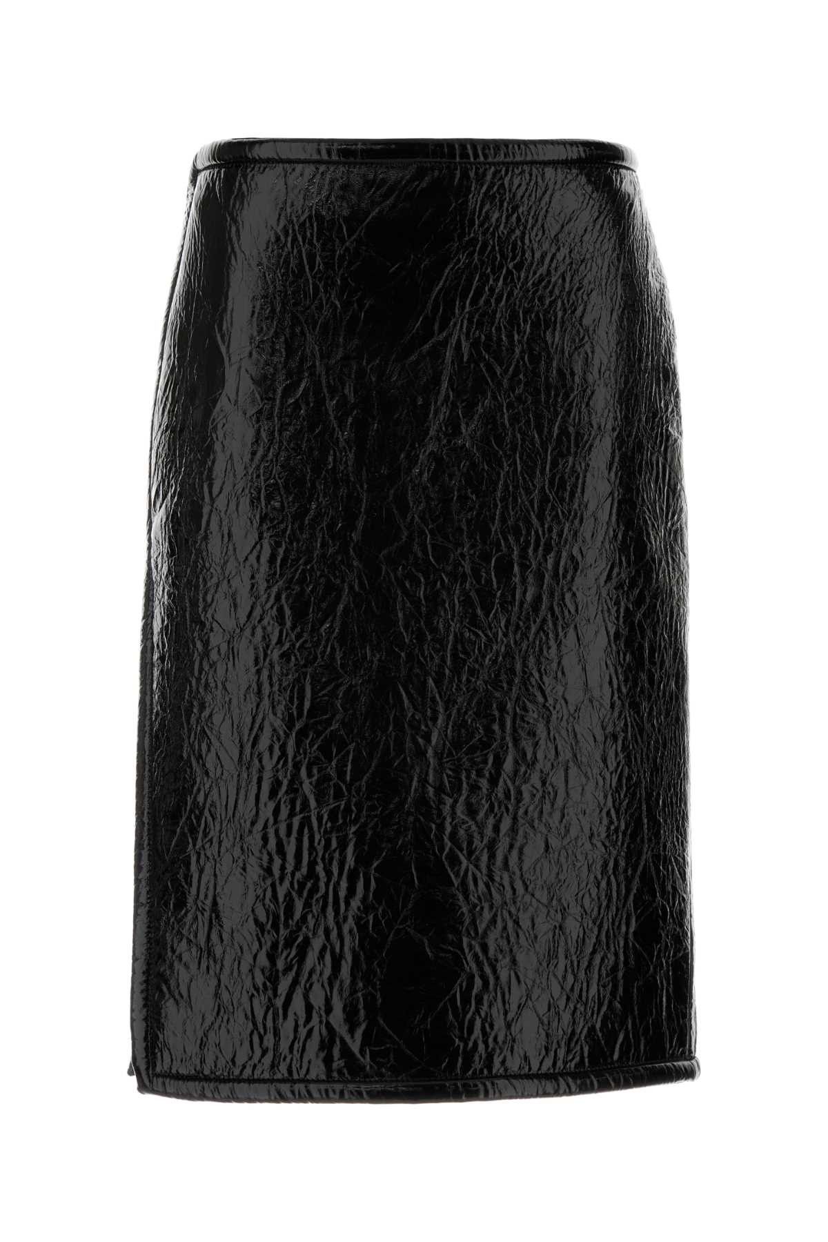Black Leather Skirt