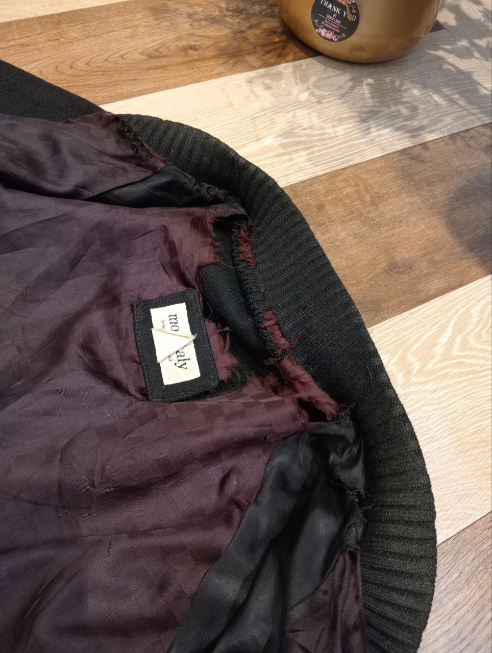 Monitaly VINTAGE MONITALY ZIPPER WOOL BLEND JACKET SIZE L Size US L / EU 52-54 / 3 - 11 Thumbnail