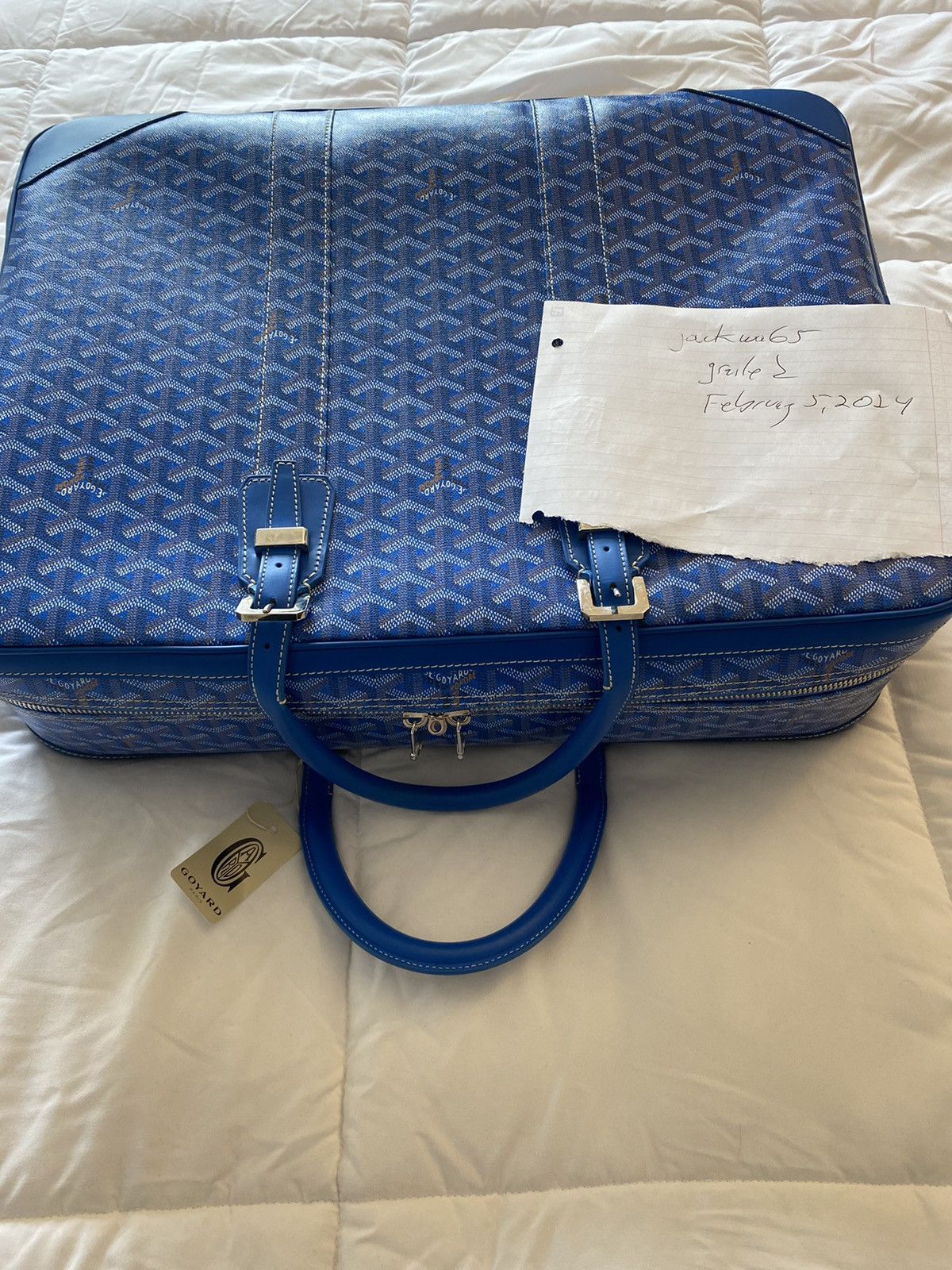 image of Goyard Majordome Sky Blue, Men's