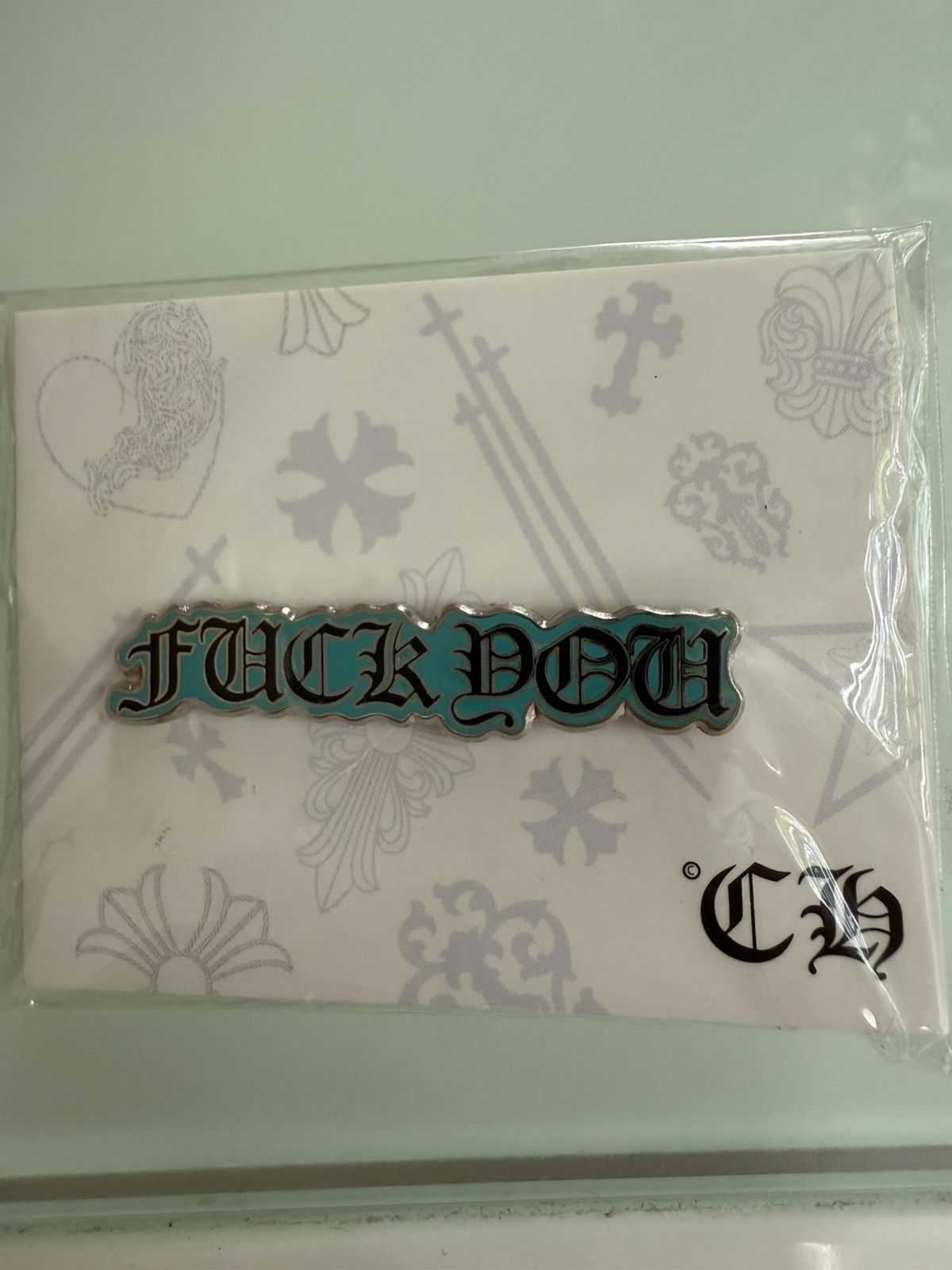 Chrome Hearts Chrome hearts fuck you pin badge Size ONE SIZE - 2 Thumbnail