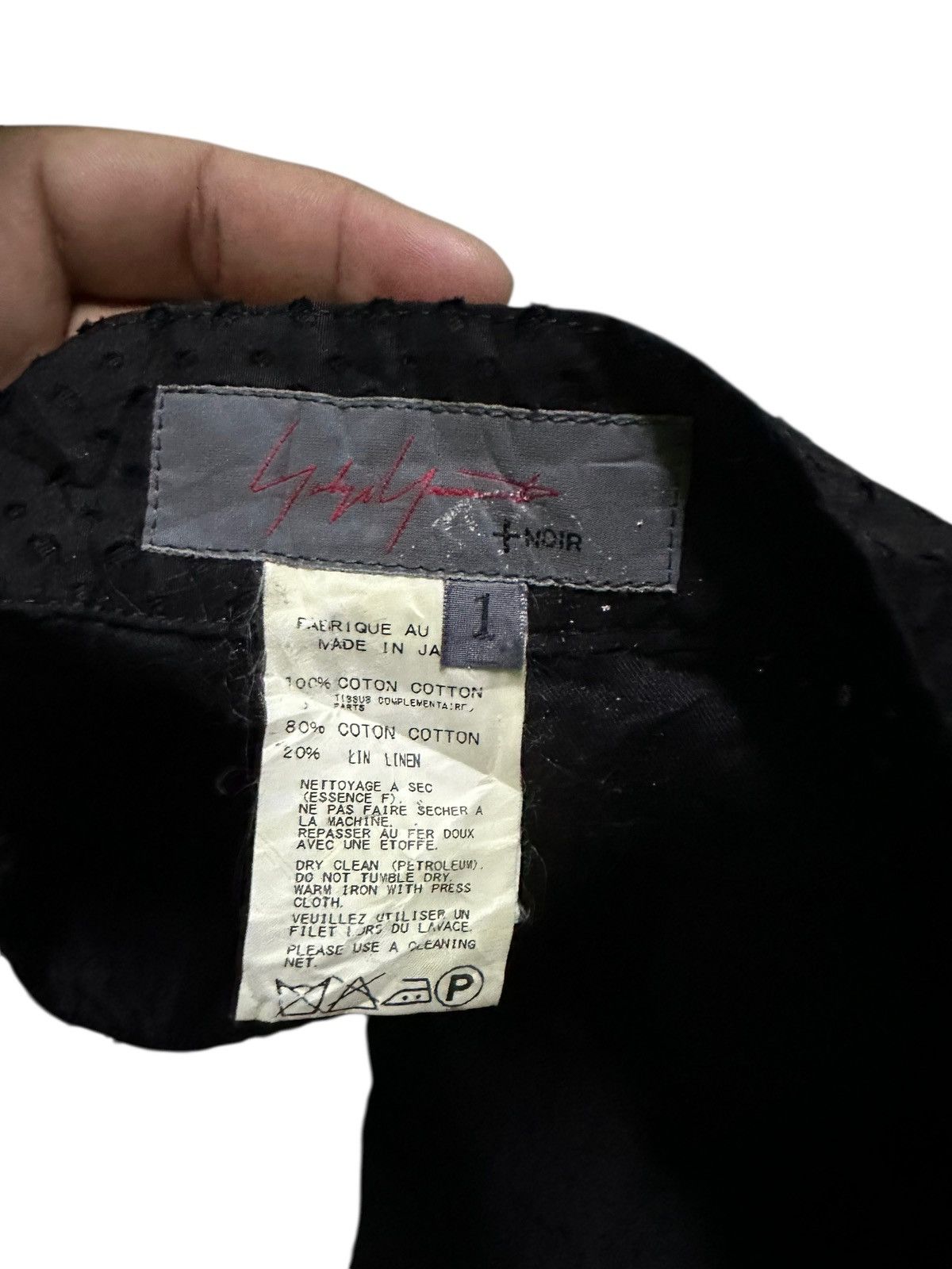Yohji Yamamoto Yohji Yamamoto + noir signature hole-type pants size 28 Size 28" / US 6 / IT 42 - 10 Thumbnail