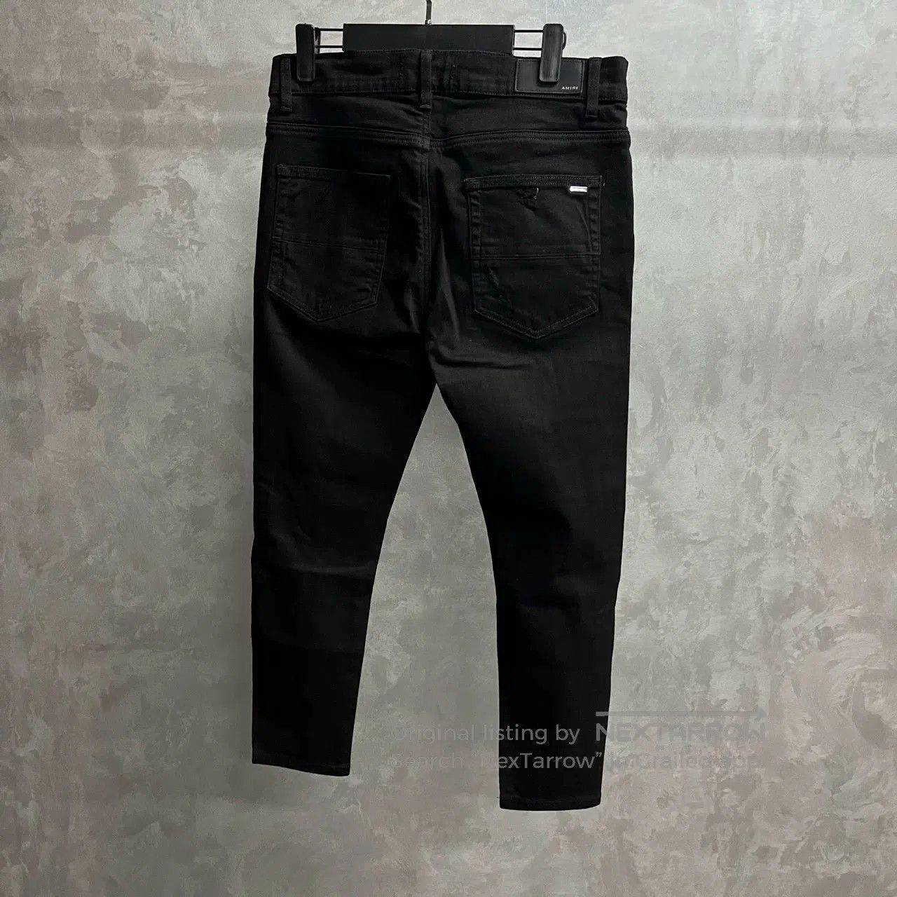 Amiri Amiri Black Distressed Patch Jeans. Size US 32 / EU 48 - 6 Thumbnail