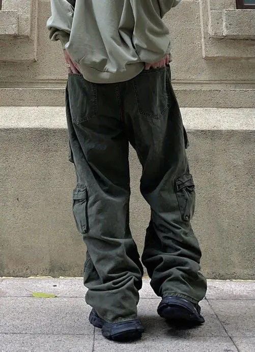 Japanese Brand × Jean Utility grunge multi pocket cargo pants Size US 34 / EU 50 - 3 Thumbnail