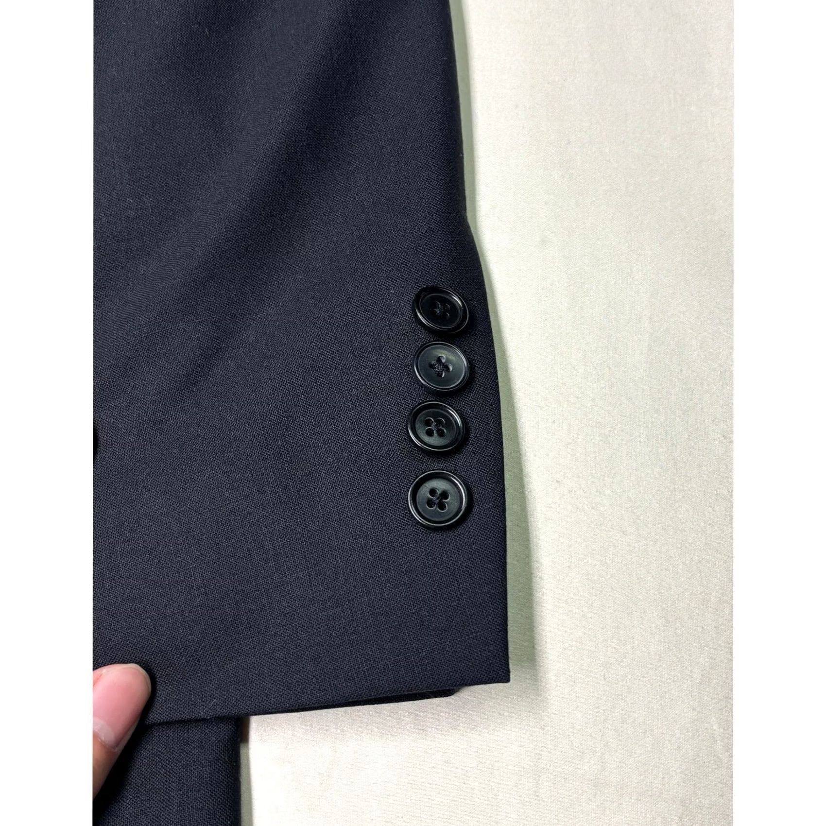Brooks Brothers Brooks Brothers 346 2 Piece Suit Navy Wool Stretch Blazer Pants 44L W40 L30 Mens Regular Notch Lapelather? Size 44R - 4 Thumbnail