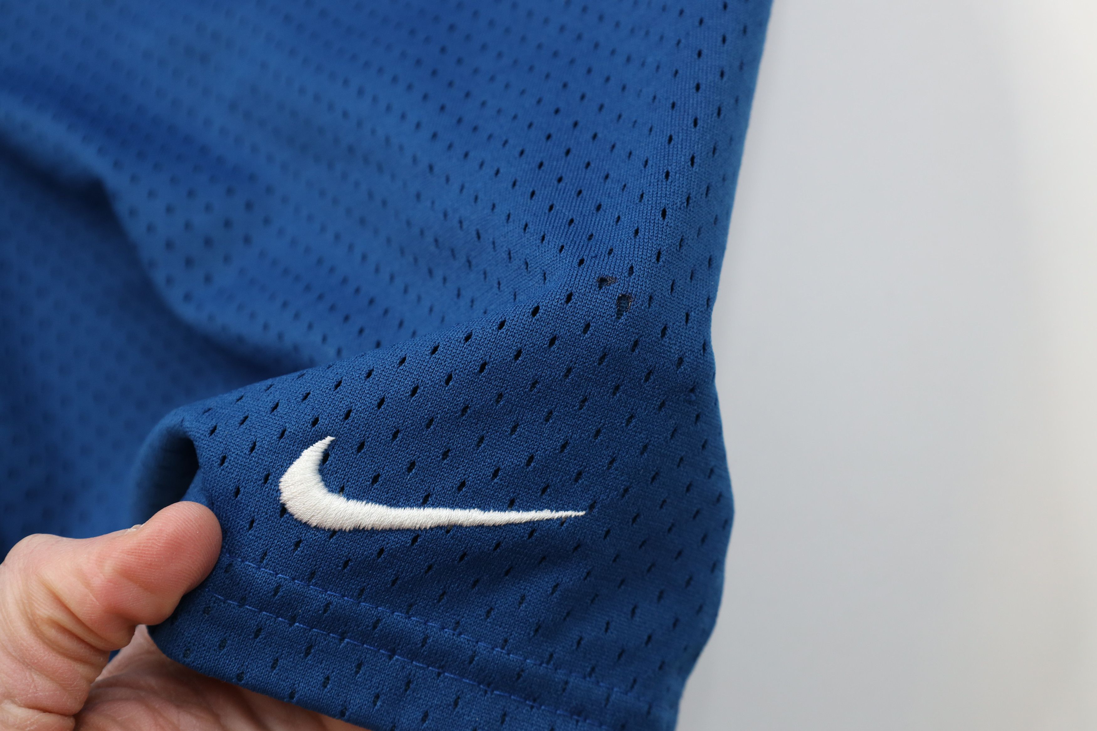 Nike Vintage Nike Scott Mini Swoosh Above Knee Shorts Mesh Blue Size US 34 / EU 50 - 6 Thumbnail