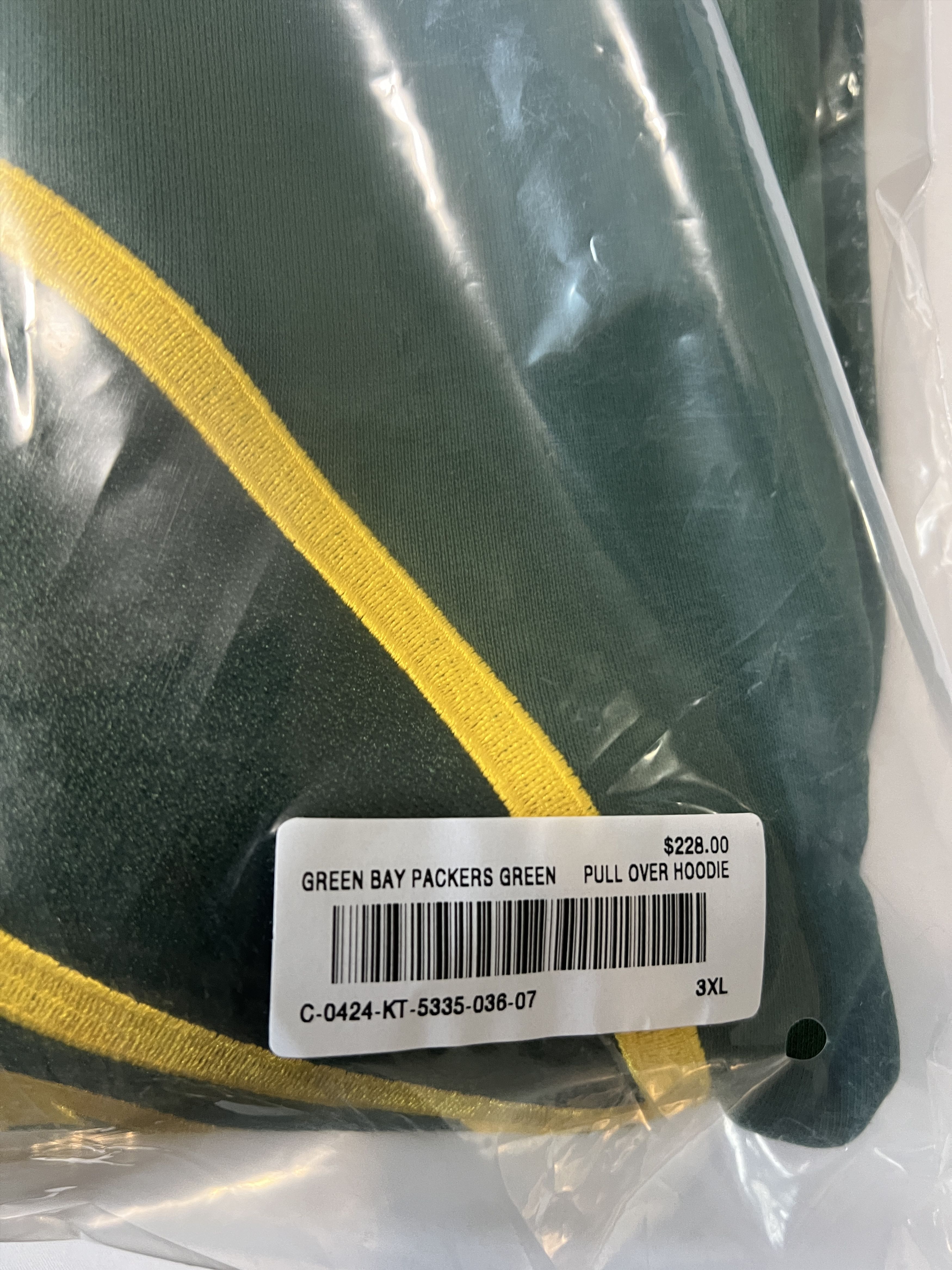 Drake OVO x NFL Green Bay Packers Icon Team OG Owl Hoodie XXXL Size US XXL / EU 58 / 5 - 3 Thumbnail