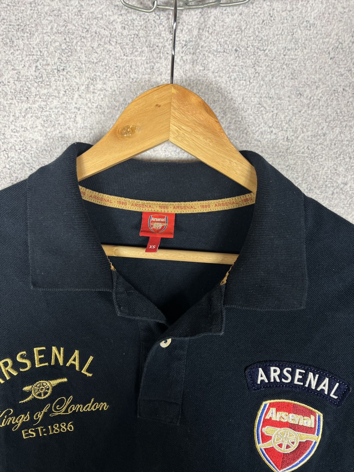 Vintage Arsenal Rugby Longsleeve Shirt Jersey Big Logo Size US XS / EU 42 / 0 - 3 Thumbnail