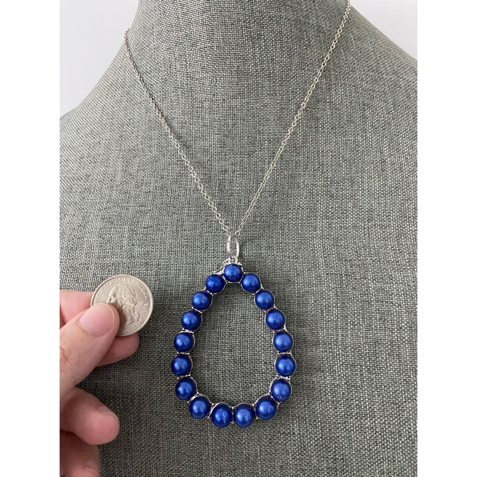 Handmade teardrop necklace Size ONE SIZE - 2 Thumbnail
