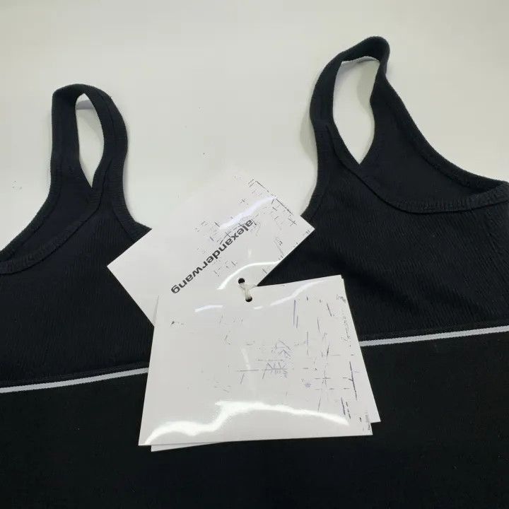 Alexander Wang Alexander Wang SS22 Black Logo Sport Bra - Size XS / US 0-2 / IT 36-38 - 9 Thumbnail