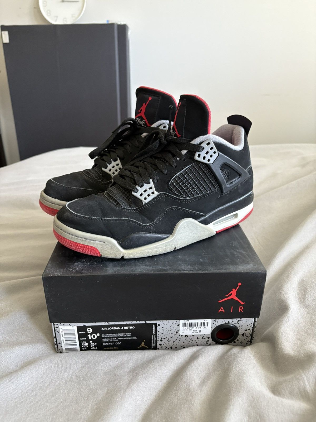 Nike Jordan Retro 4 BRED 2019