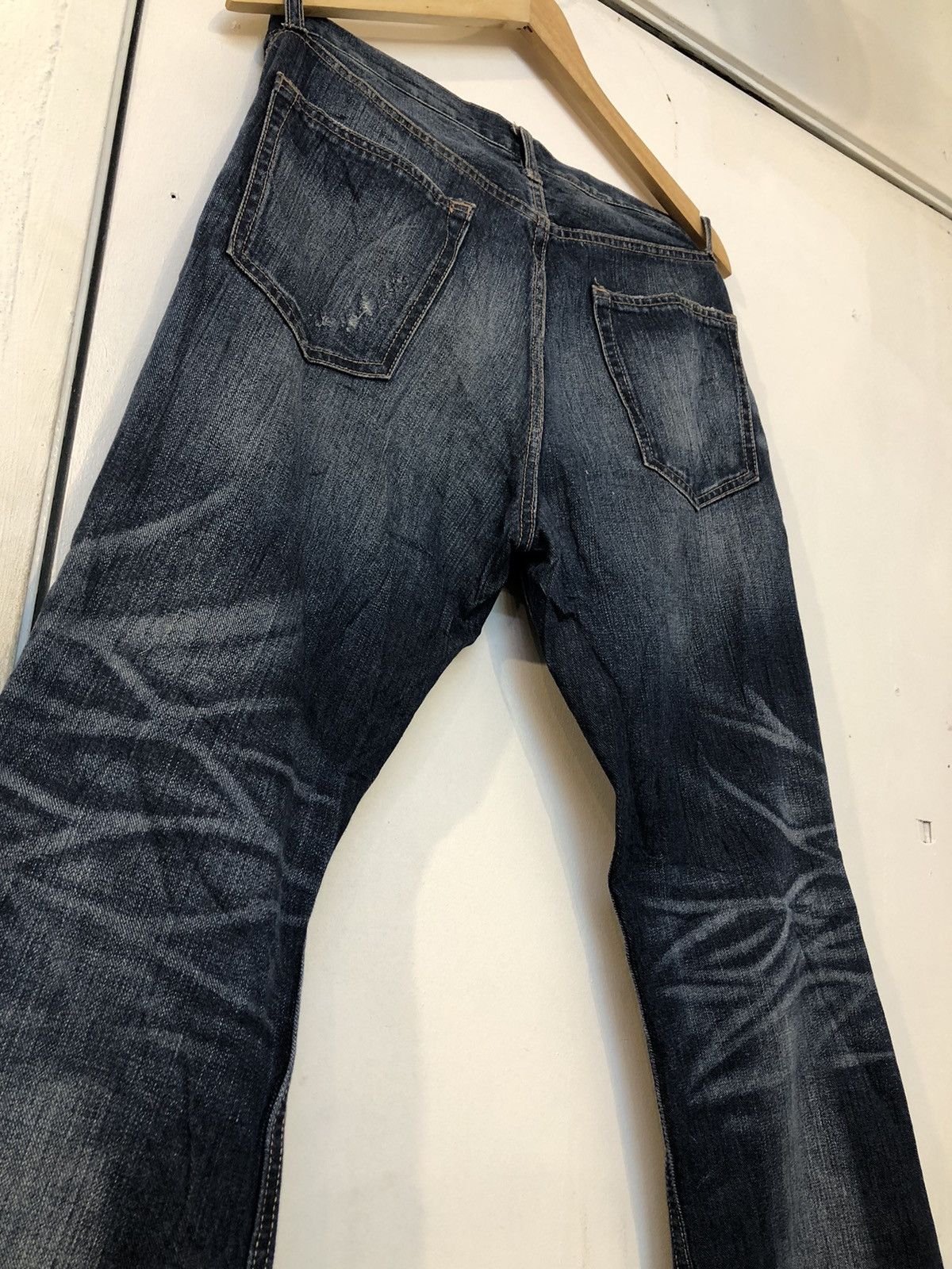 Japanese Brand PPFM distressed jeans Size US 32 / EU 48 - 5 Thumbnail