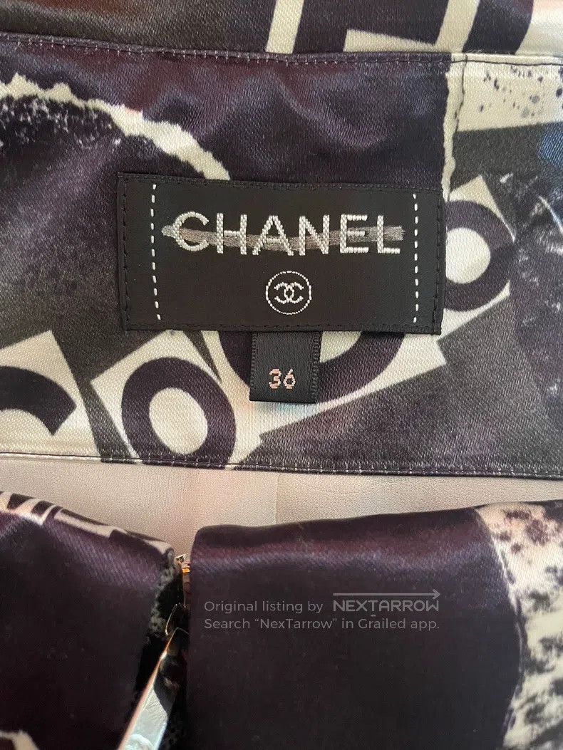 Chanel Chanel Camelia letter graffiti satin stitching one-shoulde Size 24" / US 00 / IT 34 - 5 Thumbnail