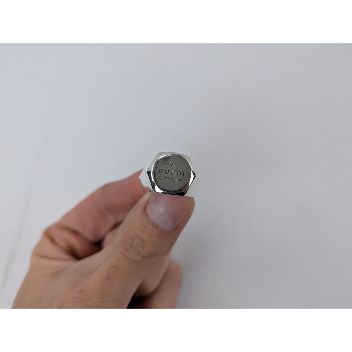 Gucci o1rshd1 Size: 21 / Trademark Ring in Silver Size ONE SIZE - 9 Thumbnail