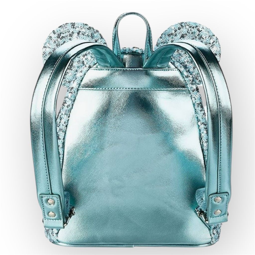 Disney Loungefly Disney Parks Arendelle Aqua Frozen Minnie Ears Bac Size ONE SIZE - 2 Thumbnail