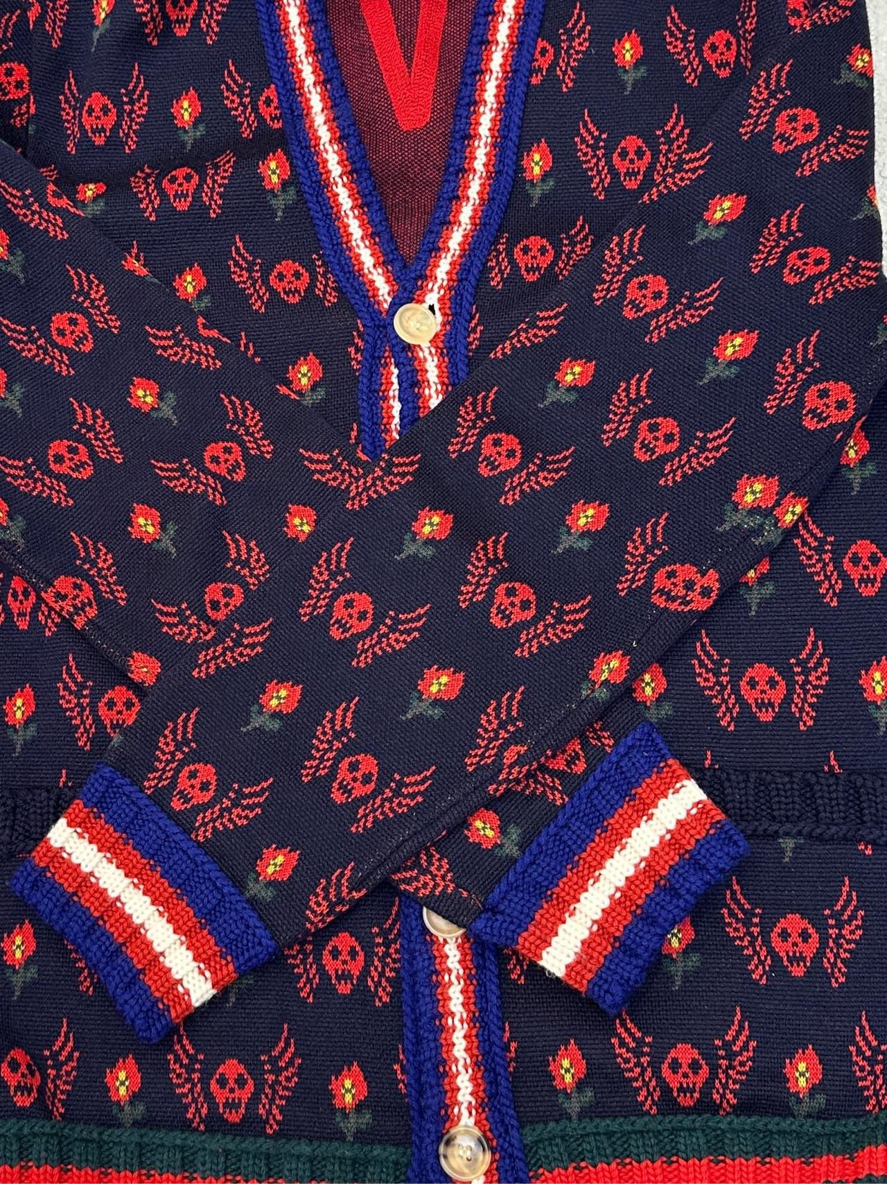 Gucci Gucci skulls printing sweater Size US XS / EU 42 / 0 - 4 Thumbnail