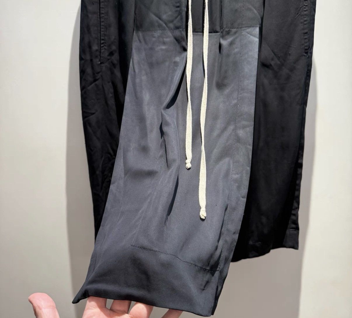 Rick Owens Rick Owens Mainline Drop-Crotch Mulberry Silk Culottes Size US 36 / EU 52 - 7 Thumbnail