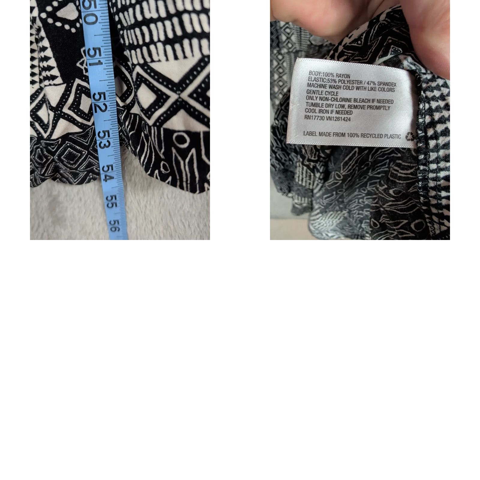 Vintage Wild Fable Maxi Dress Boho Festival Hippie Indie Smocked Patchwork Print Tiered Long sz S Womens Black Size S / US 4 / IT 40 - 9 Thumbnail