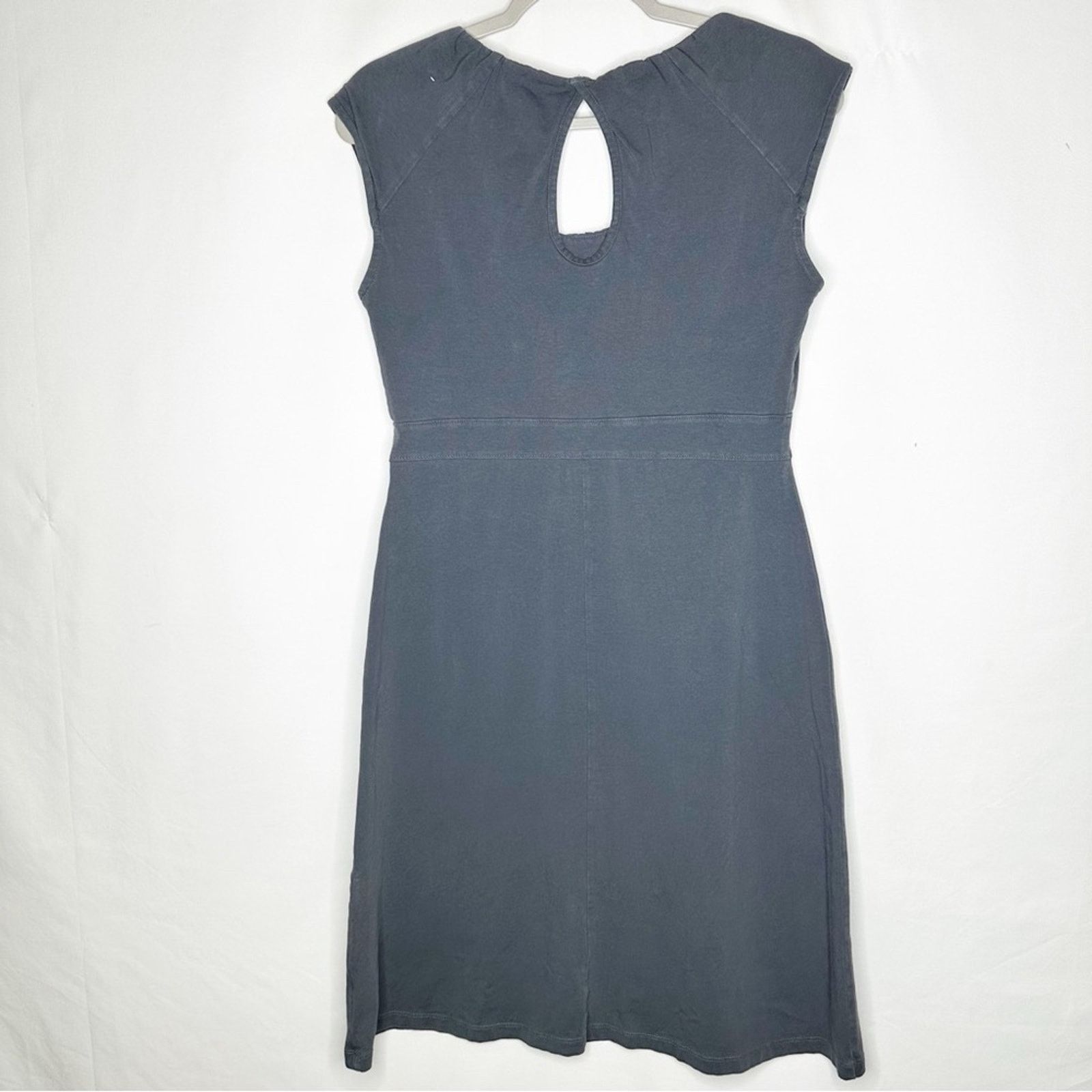 Athleta ATHLETA Keyhole Knit Dress Charcoal Grey in Medium Size M / US 6-8 / IT 42-44 - 5 Thumbnail