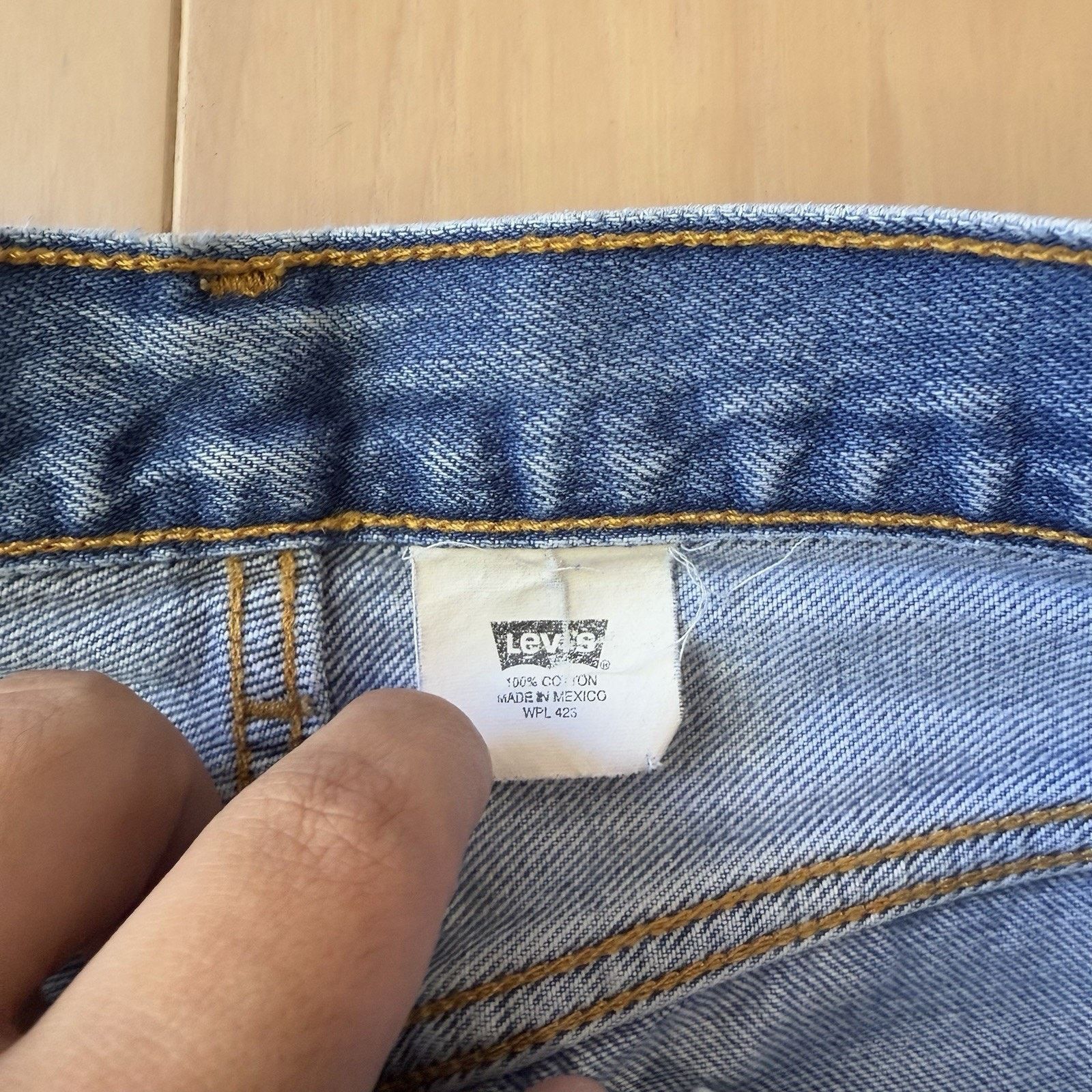 Levi's × Vintage Vintage Levis 501 Jeans 29 Blue Faded Straight Leg Denim Size US 29 - 7 Thumbnail
