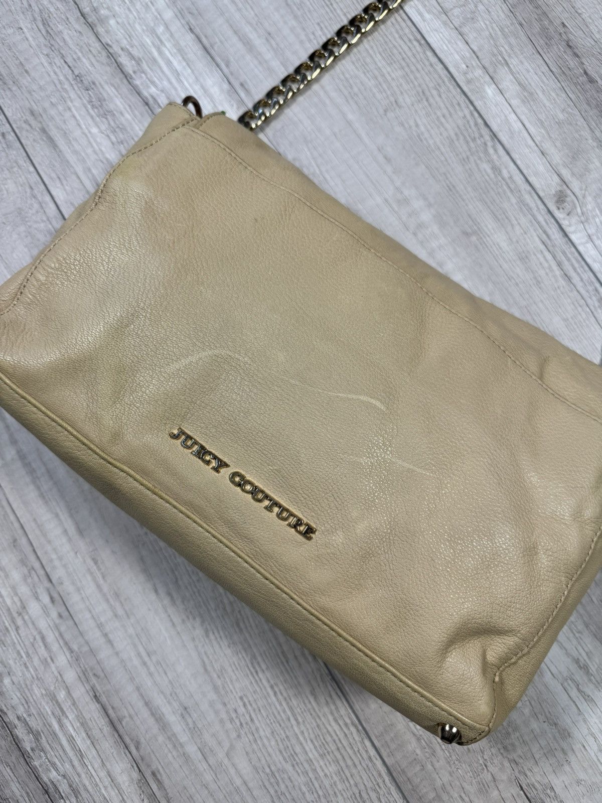 Japanese Brand VTG JUICY COUTURE RARE Y2K Japan Rick Style Gold Handbag Size ONE SIZE - 8 Thumbnail