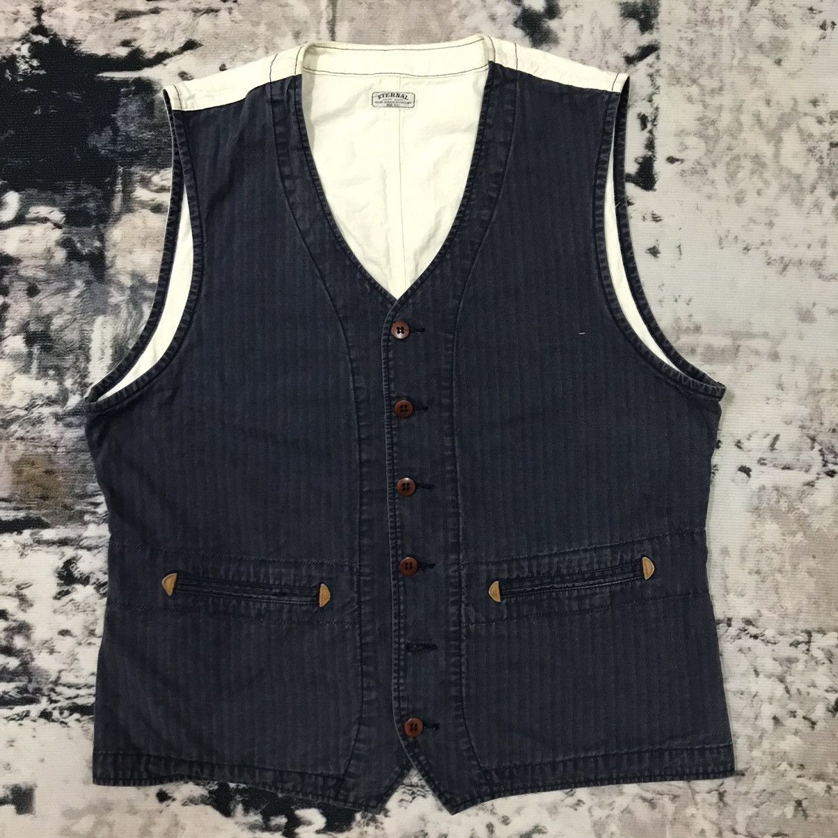 Eternal × Vintage Vintage Eternal Union Made Bitchu kurashiki Factory Vest Size US M / EU 48-50 / 2 - 1 Thumbnail