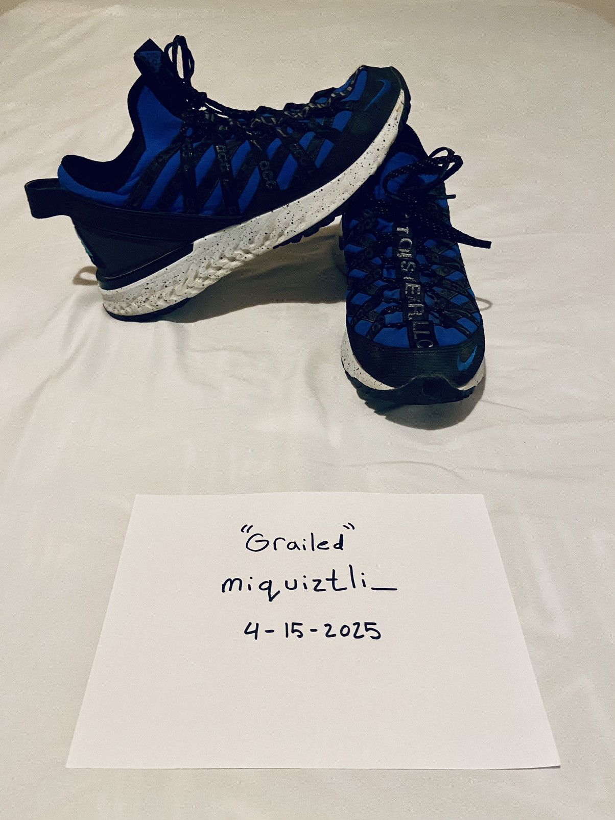 Nike Nike ACG React Terra Gobe - THE ABYSS/ROYAL BLUE Size US 10.5 / EU 43-44 - 4 Thumbnail