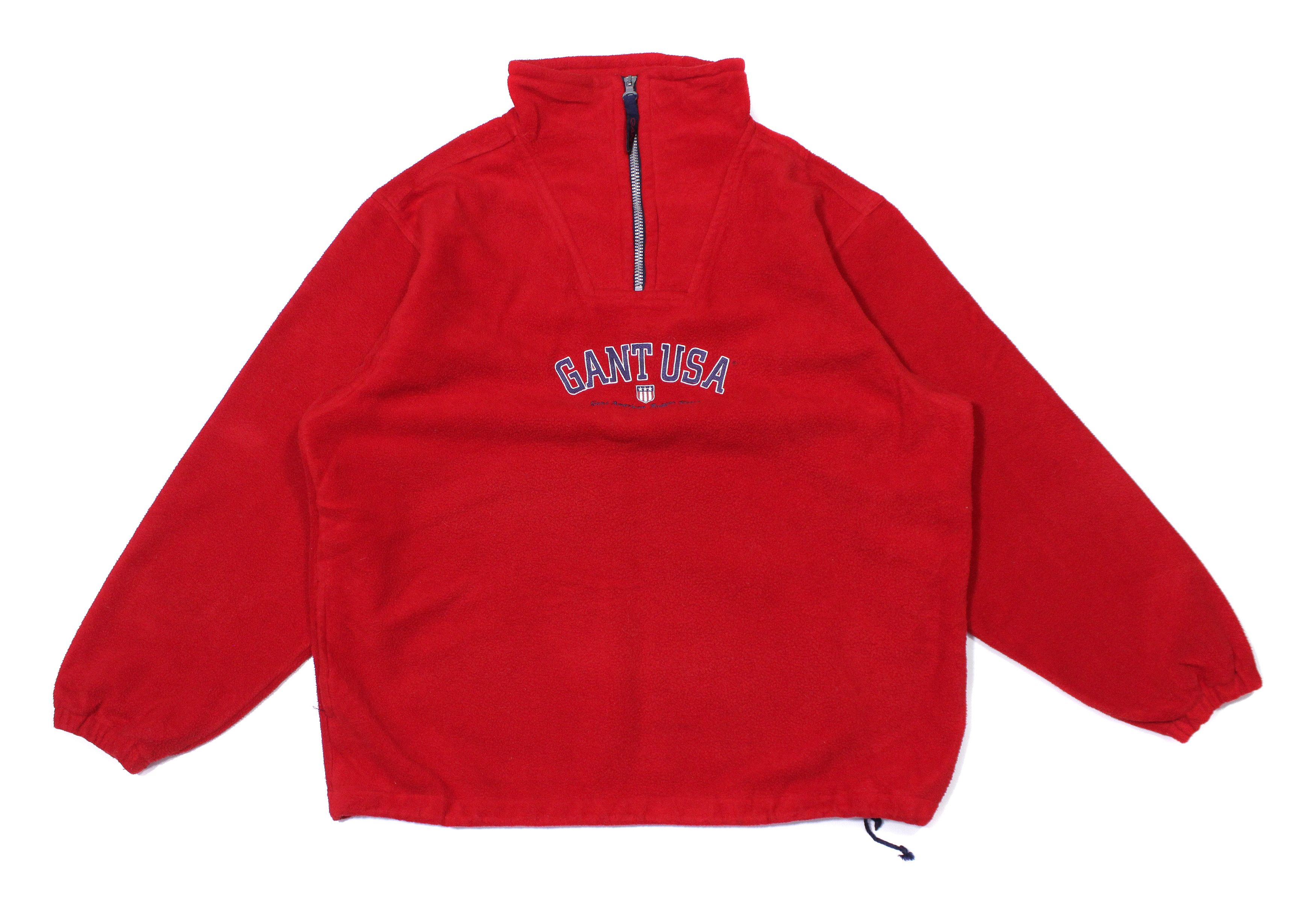 Gant 90S Rugger Big Logo Fleece Size US M / EU 48-50 / 2 - 1 Thumbnail