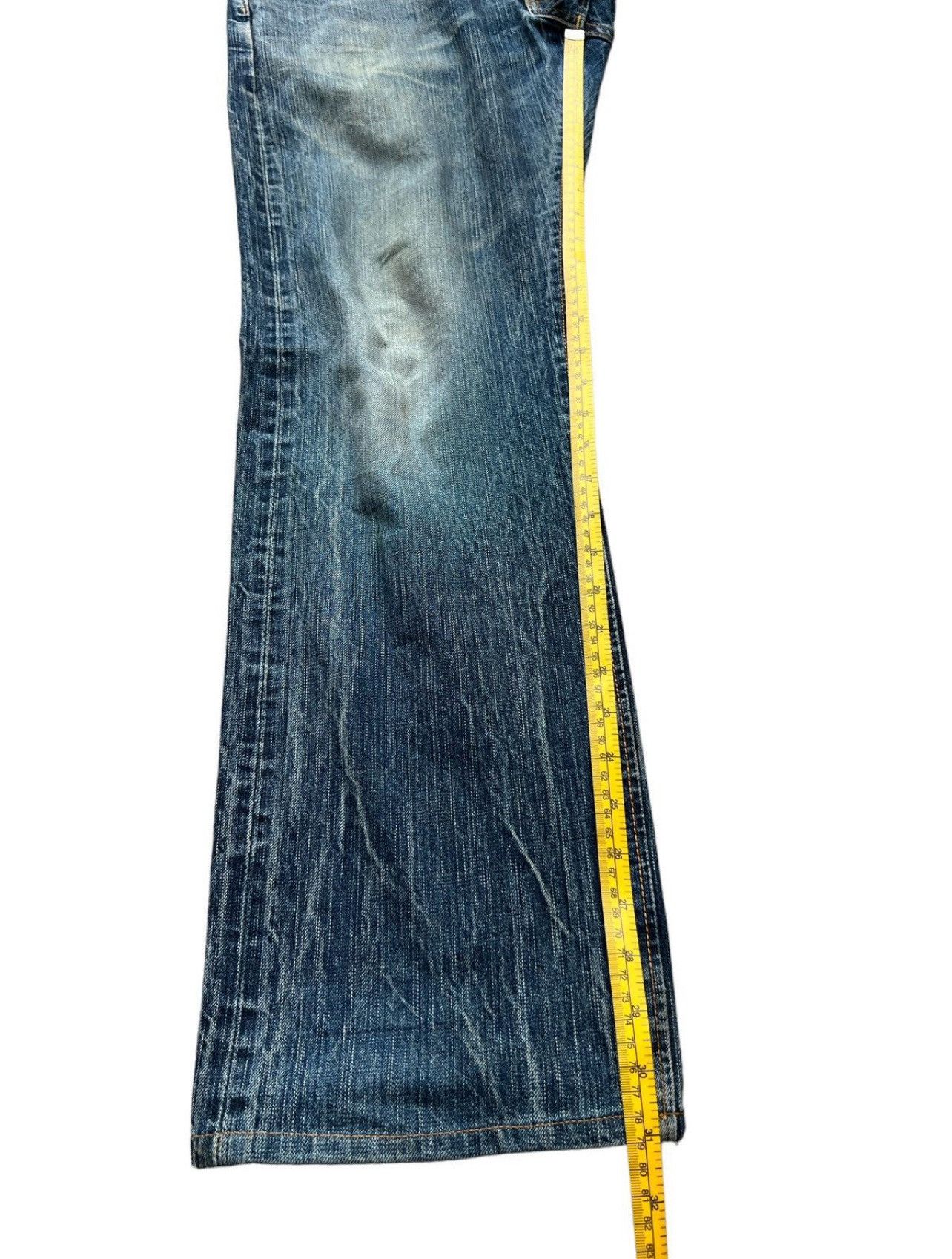 Edwin Vintage Edwin 505zx Selvedge Distressed Denim Jeans 33x31 Size US 33 - 18 Thumbnail