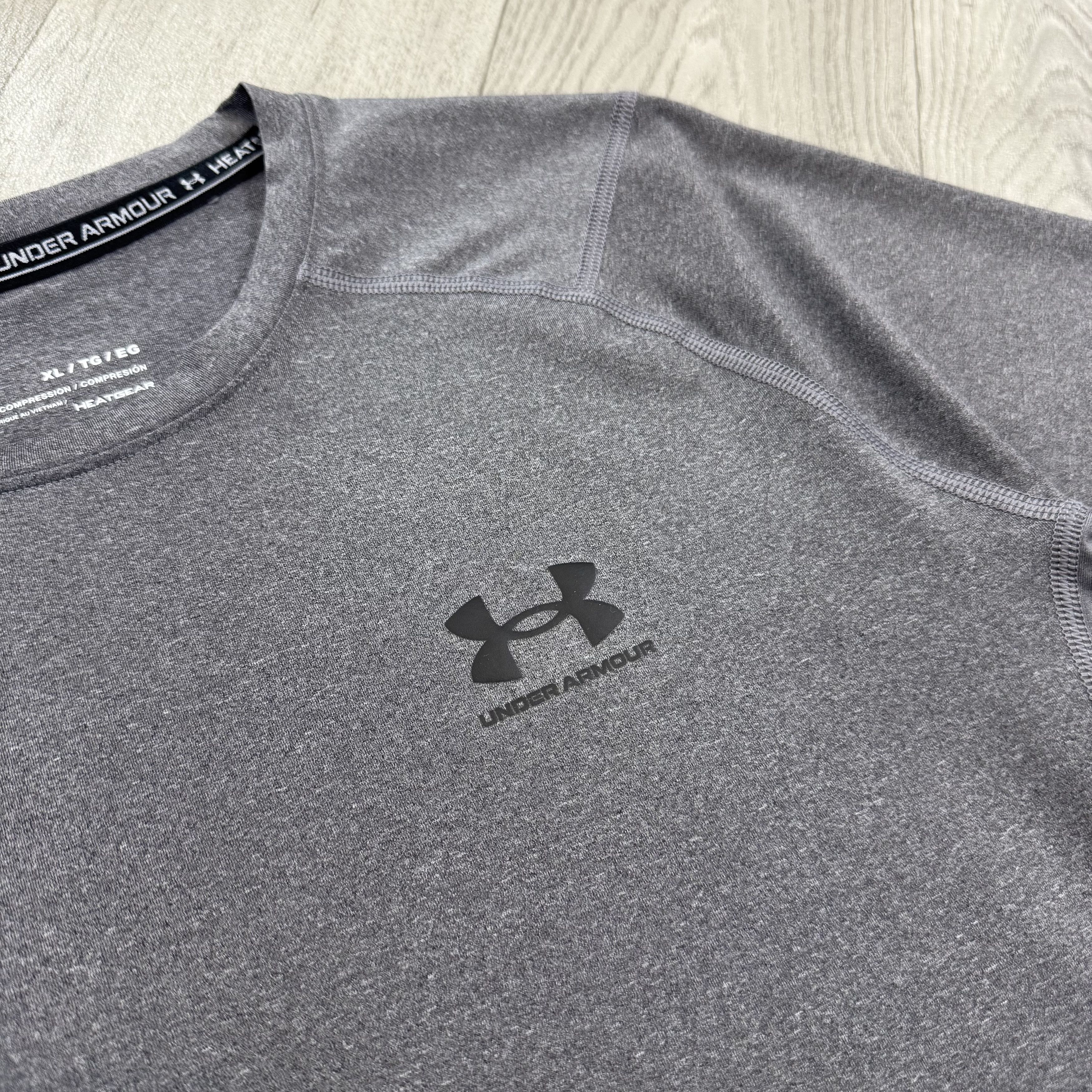 Under Armour Under Armour Grey Rashguard Grey Compression Sport Tee Shirt Size US XL / EU 56 / 4 - 9 Thumbnail