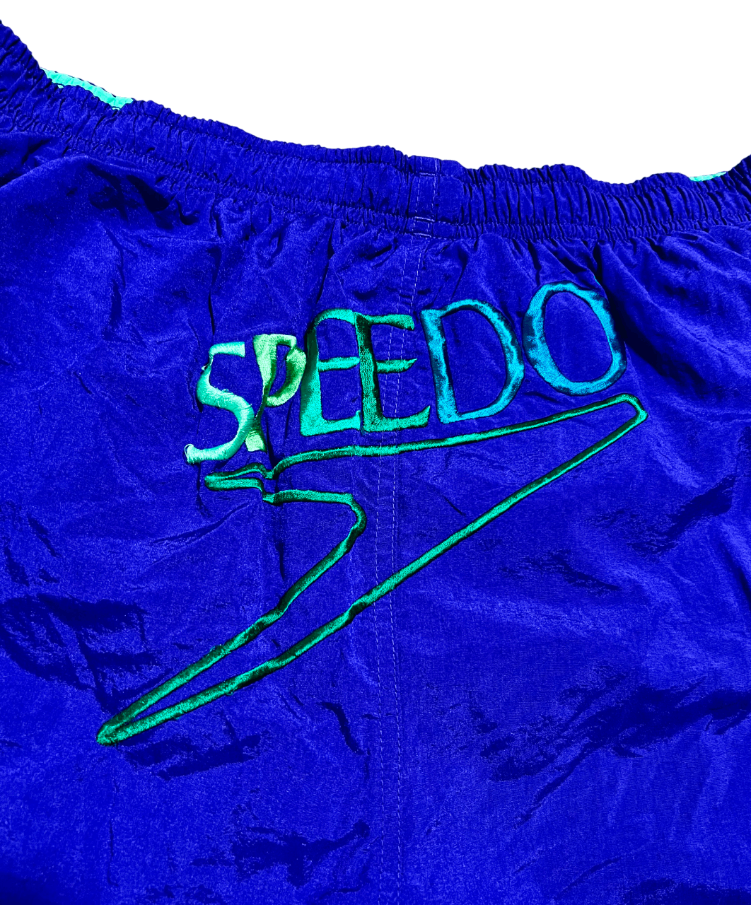 Speedo Speedo Vintage 90s Embroidered Rainbow Swim Trunks Shorts Size US 34 / EU 50 - 3 Thumbnail