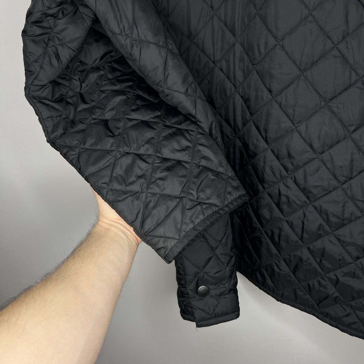 Barbour × Designer Barbour Quilted jacket men’s Large Navypadded Liddesdale Size US L / EU 52-54 / 3 - 8 Thumbnail