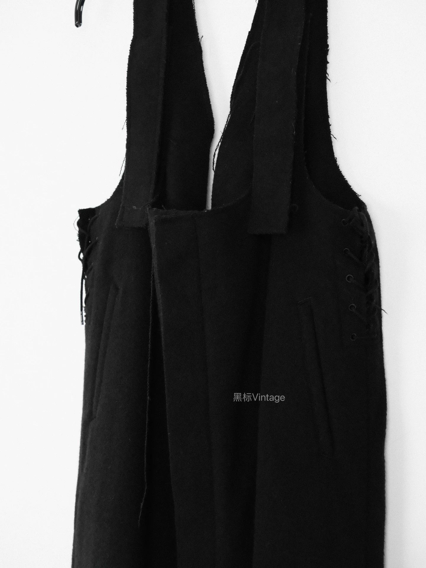 Yohji Yamamoto Yohji Yamamoto 22AW Vtg Distressed Tie Strap Dress Size S / US 4 / IT 40 - 6 Thumbnail