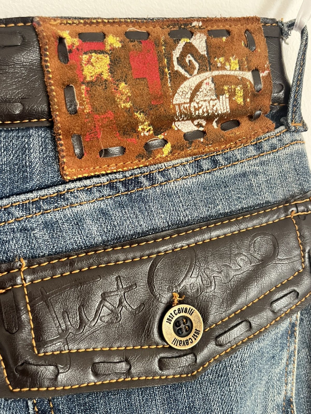 Just Cavalli Vintage Just Cavalli ITTIERRE Low Rise JeansY2K Size 27" / US 4 / IT 40 - 3 Thumbnail