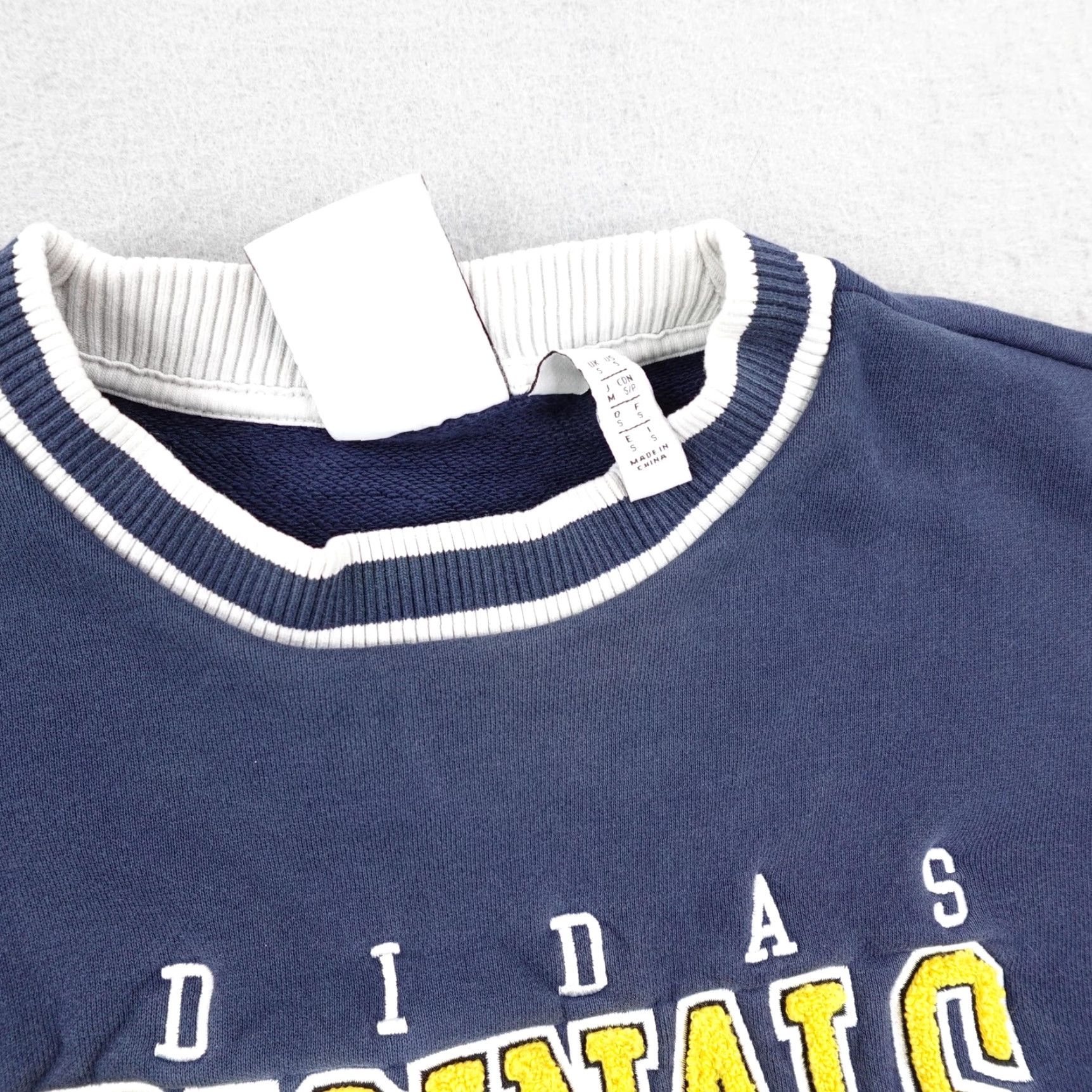 Adidas Adidas Sweatshirt Mens Small Blue Originals Script Crew Neck Pullover Trefoil Size US S / EU 44-46 / 1 - 3 Thumbnail